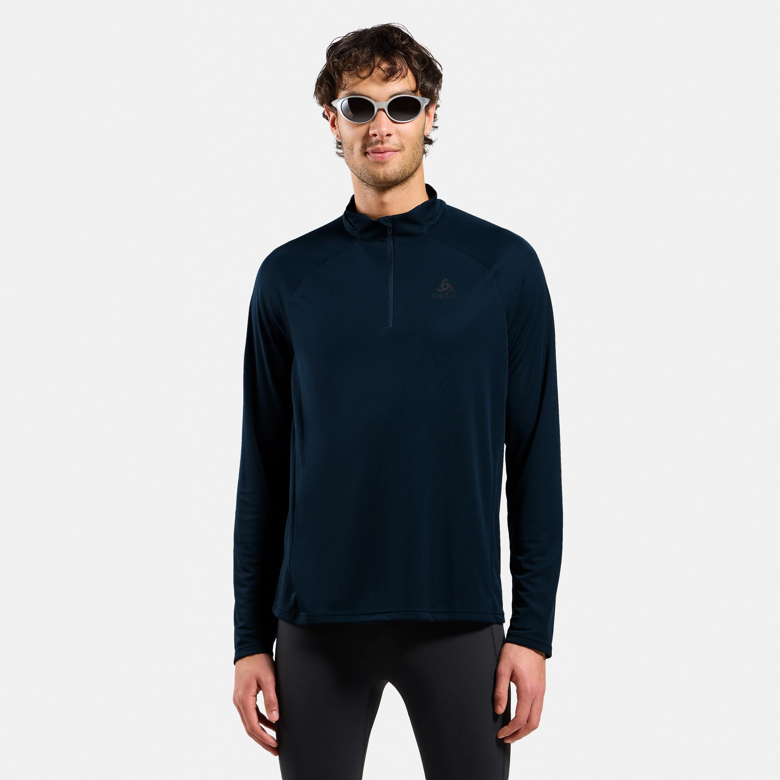 Essential 1/2 Zip Laufshirt Herren-dunkelblau - Image 3