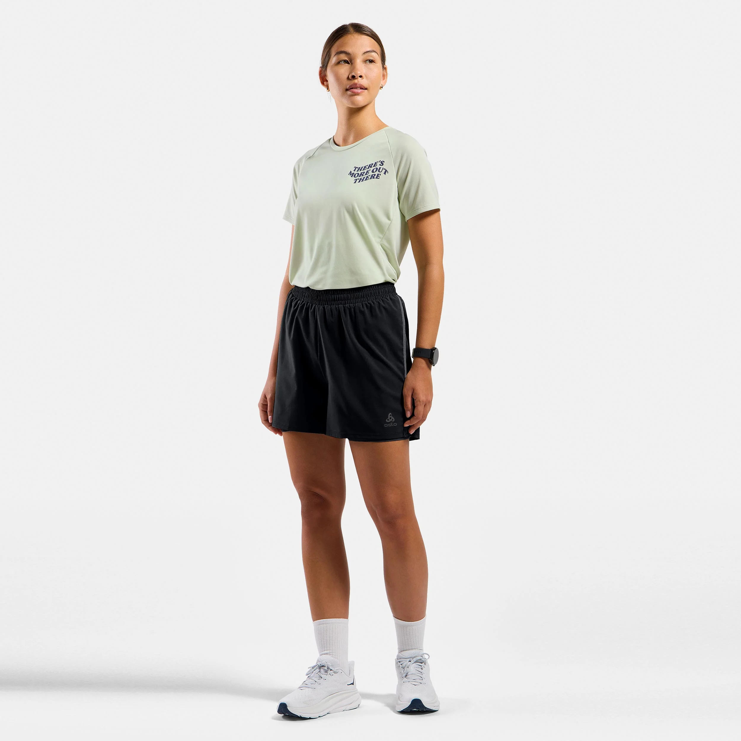 Essential 4in 2in1 Laufshorts Damen-Schwarz - Image 6