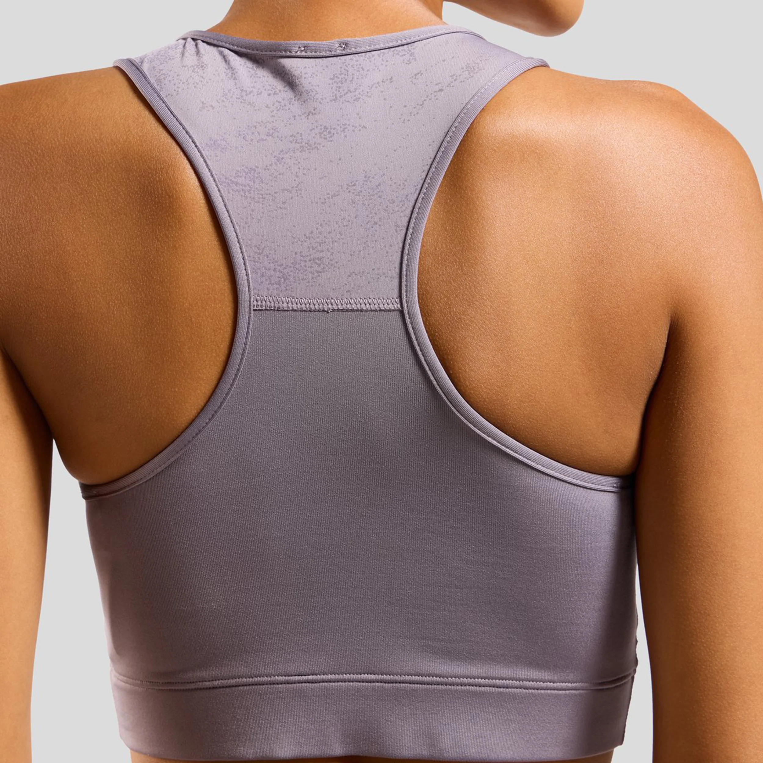 Essential Bralette Print Sport-BH Damen - grau, - Image 5