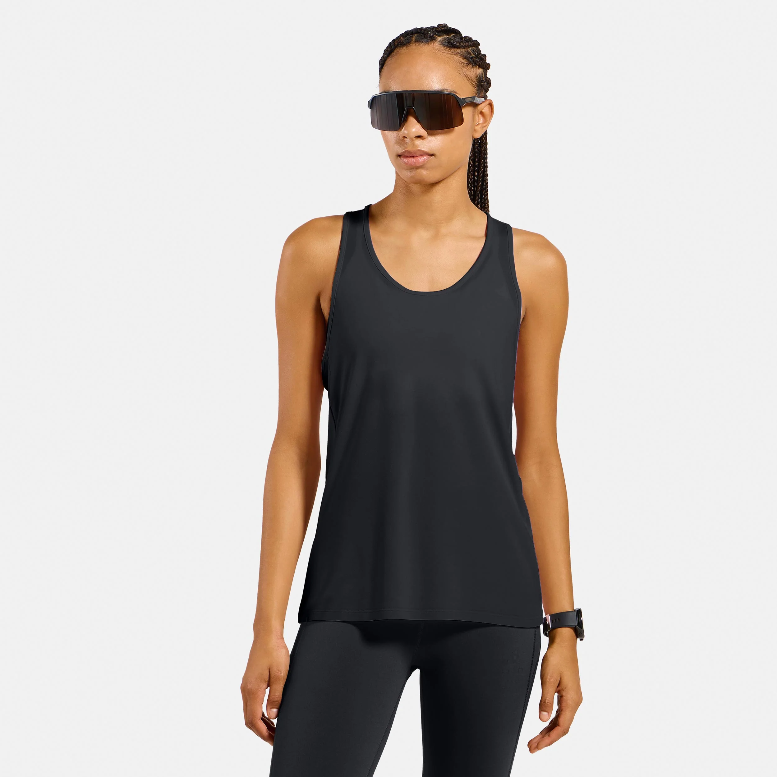 Essential Laufshirt Damen-schwarz - Image 3