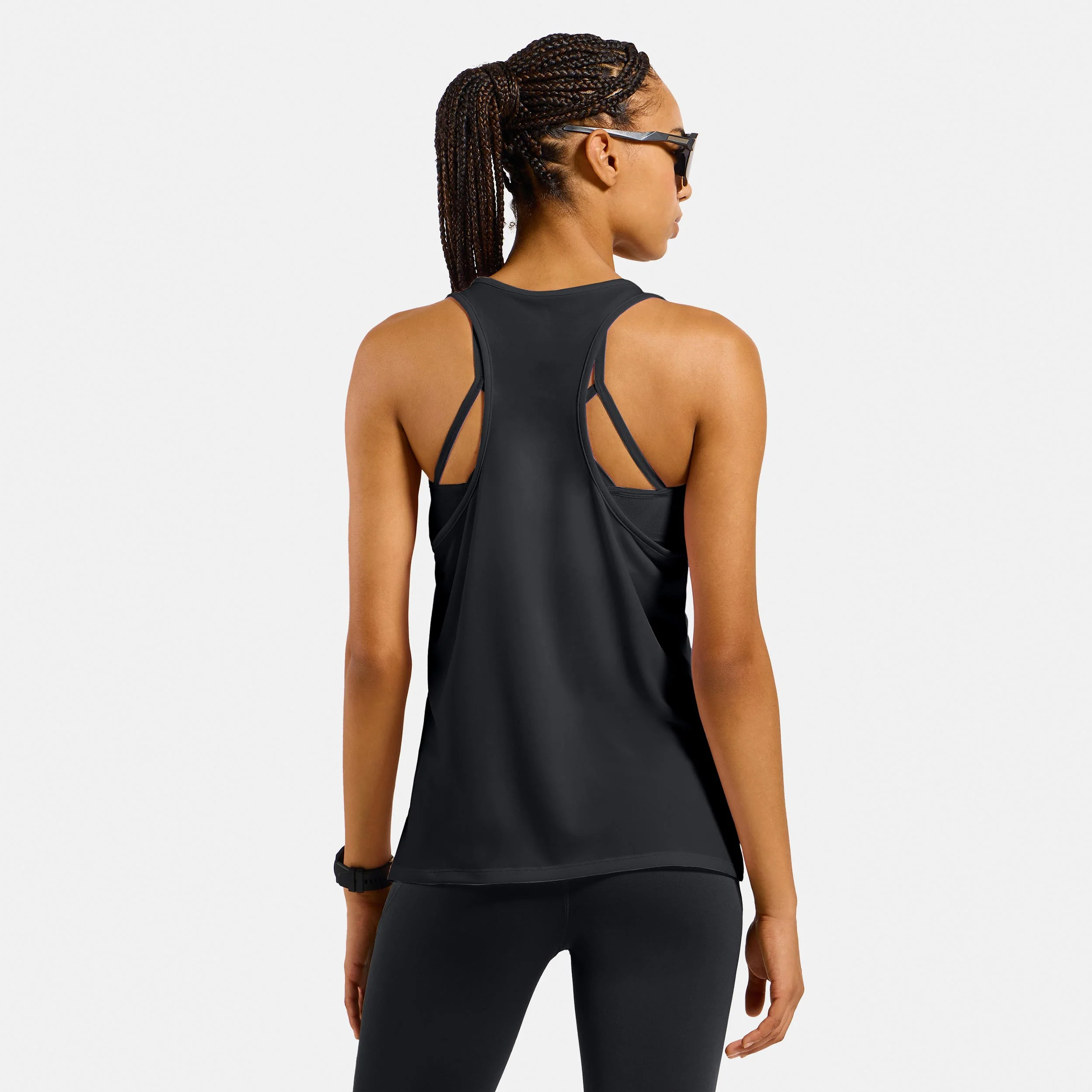Essential Laufshirt Damen-schwarz - Image 4