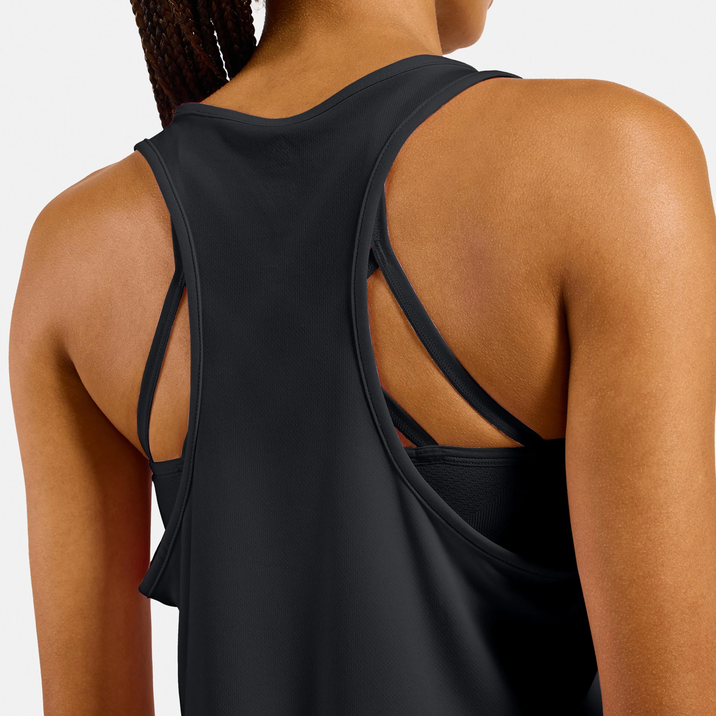 Essential Laufshirt Damen-schwarz - Image 5