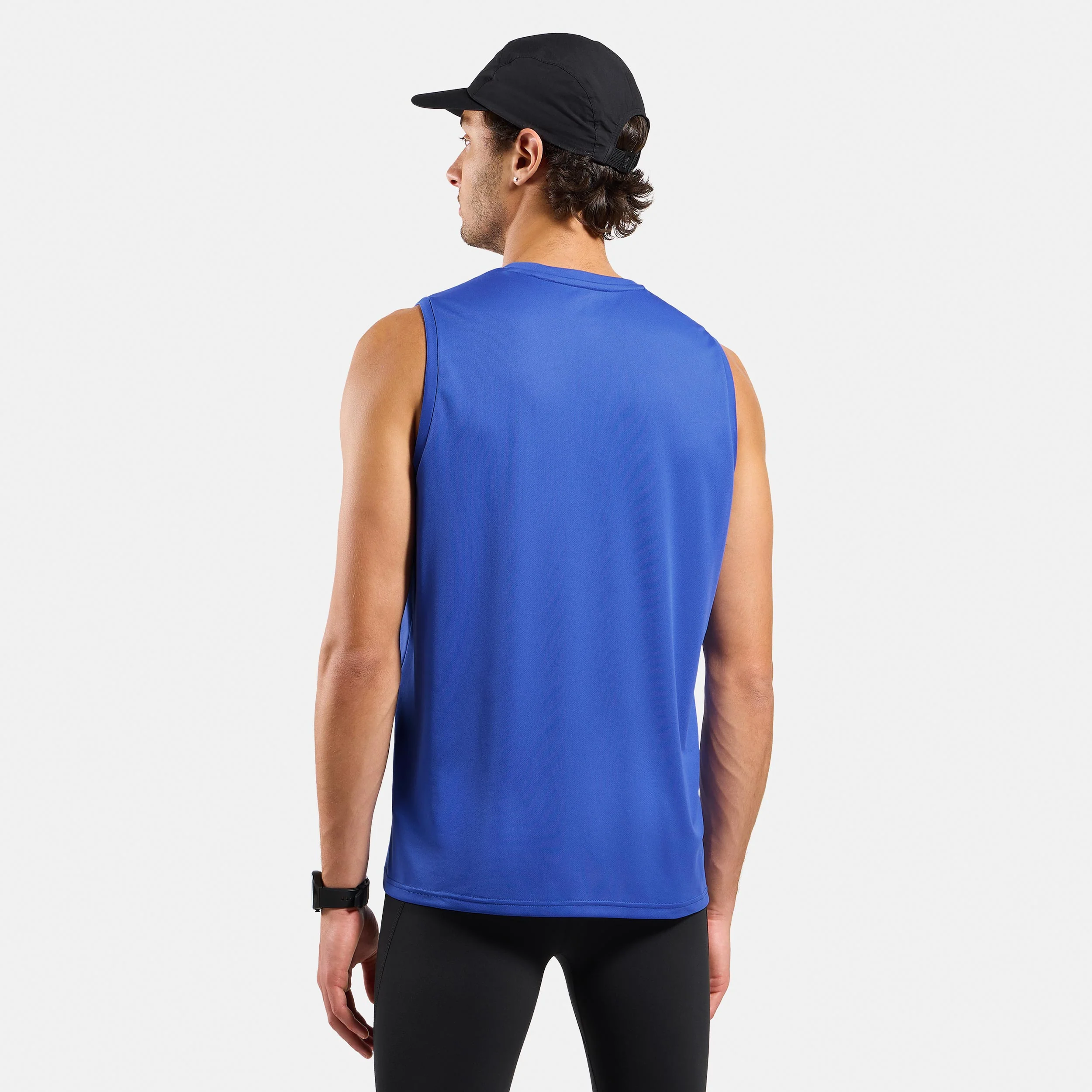 Essential Laufshirt Herren-blau, blau - Image 4