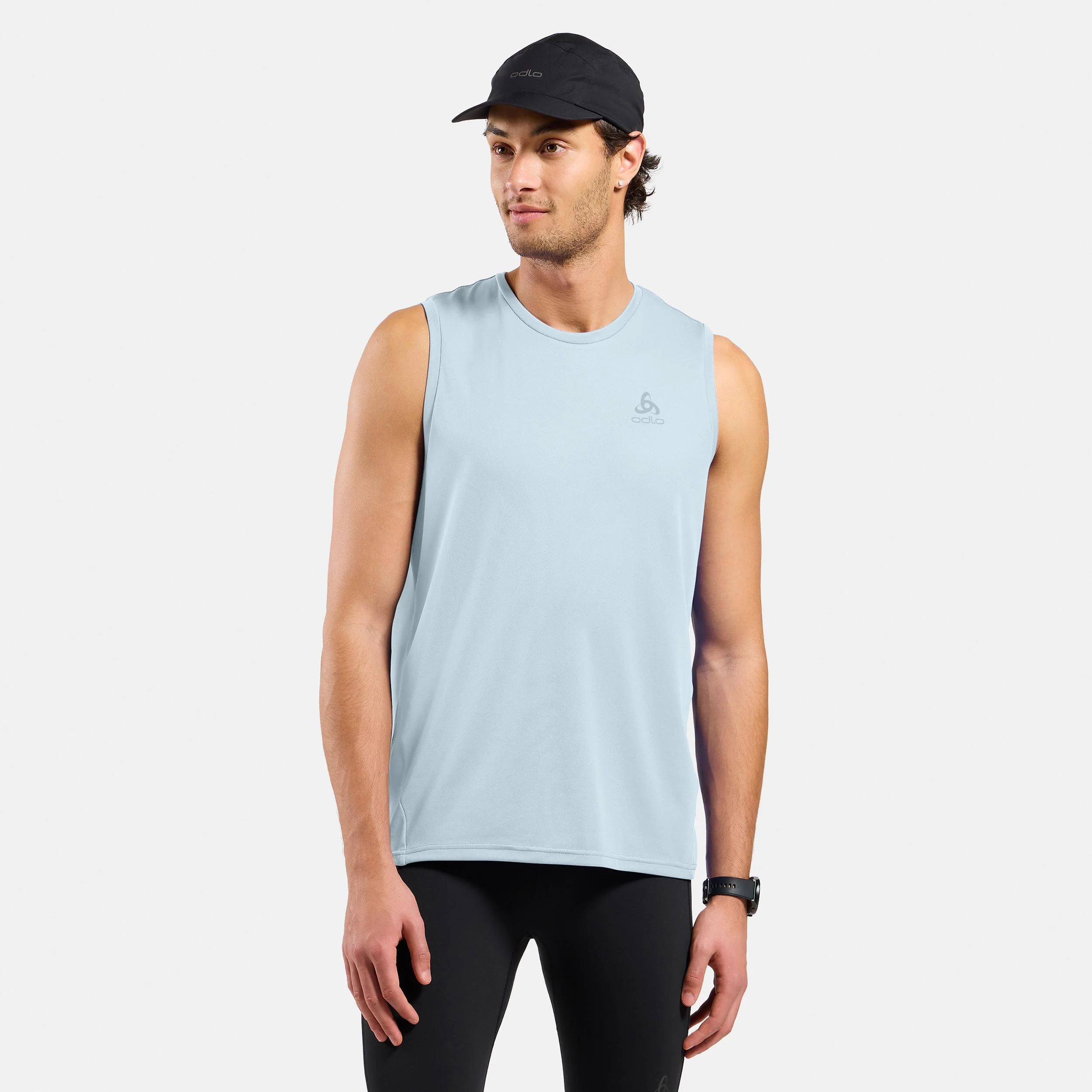 Essential Laufshirt Herren-hellblau - Image 3