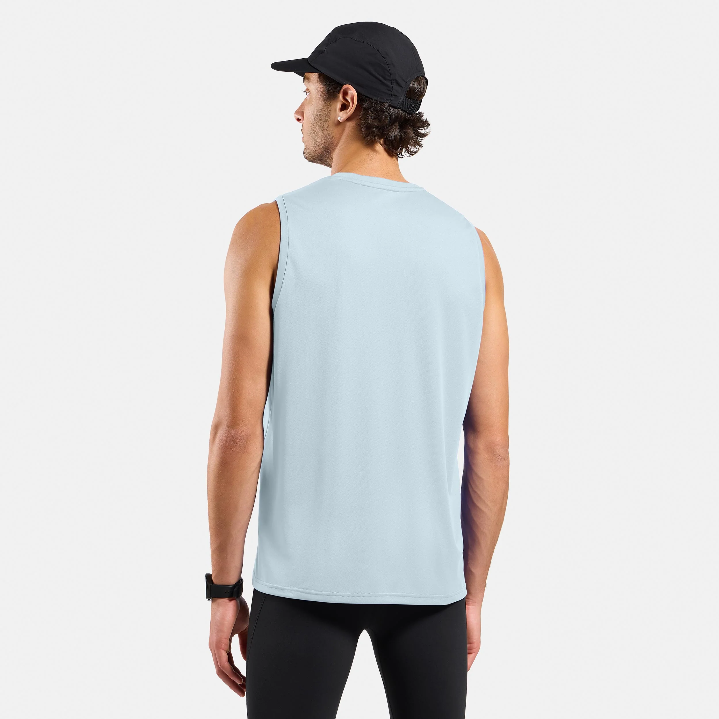 Essential Laufshirt Herren-hellblau - Image 4