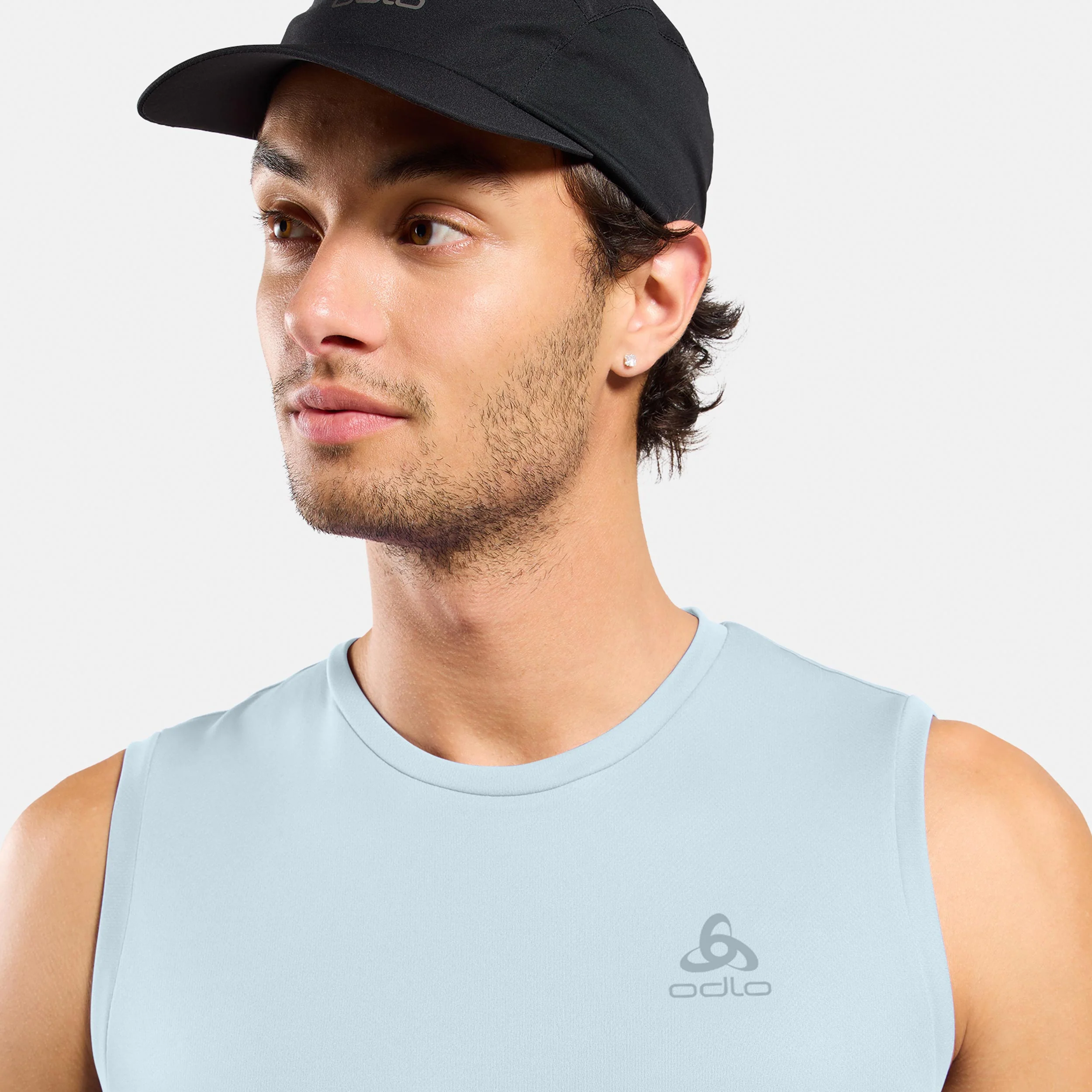 Essential Laufshirt Herren-hellblau - Image 5