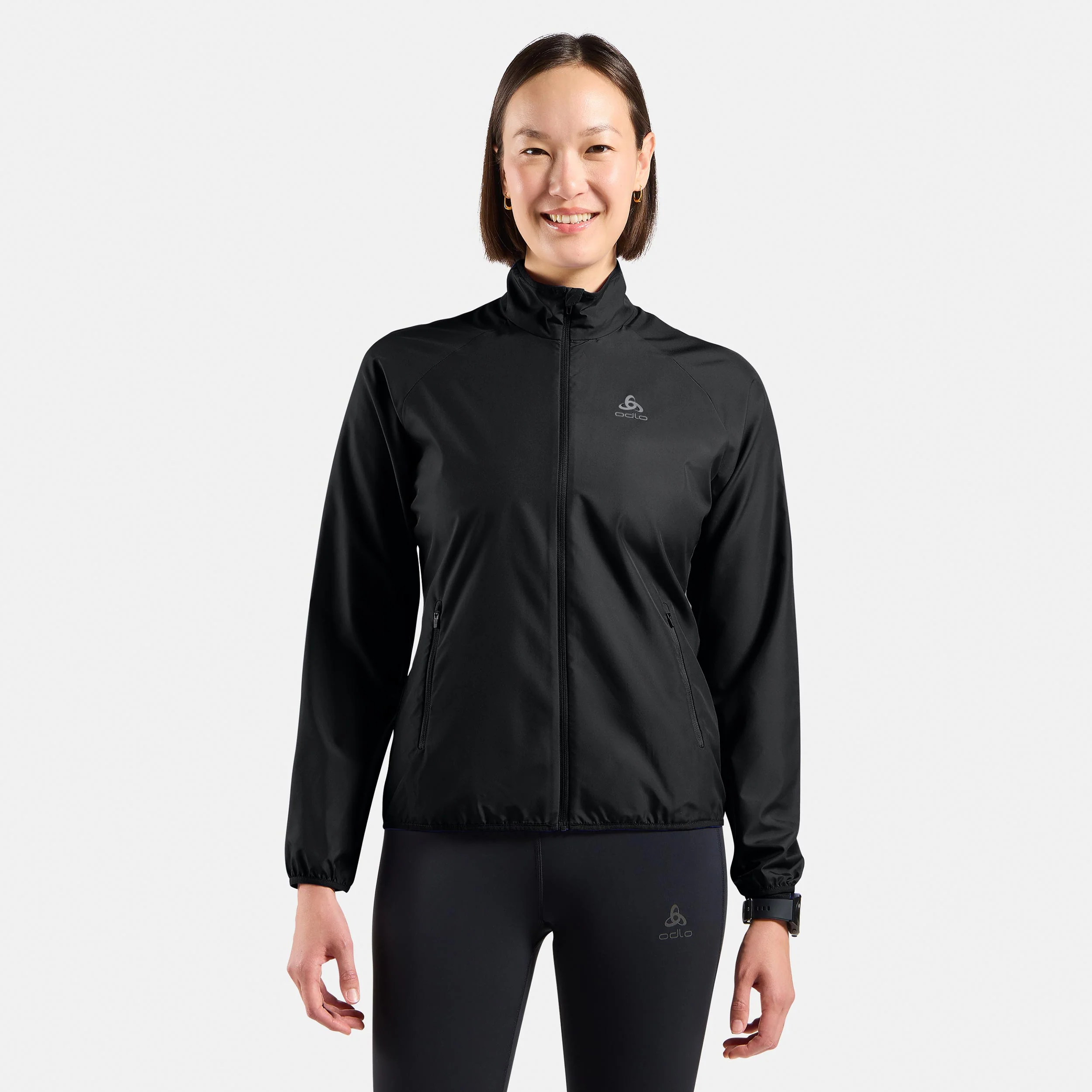 Essential Light Laufjacke Damen-schwarz - Image 3