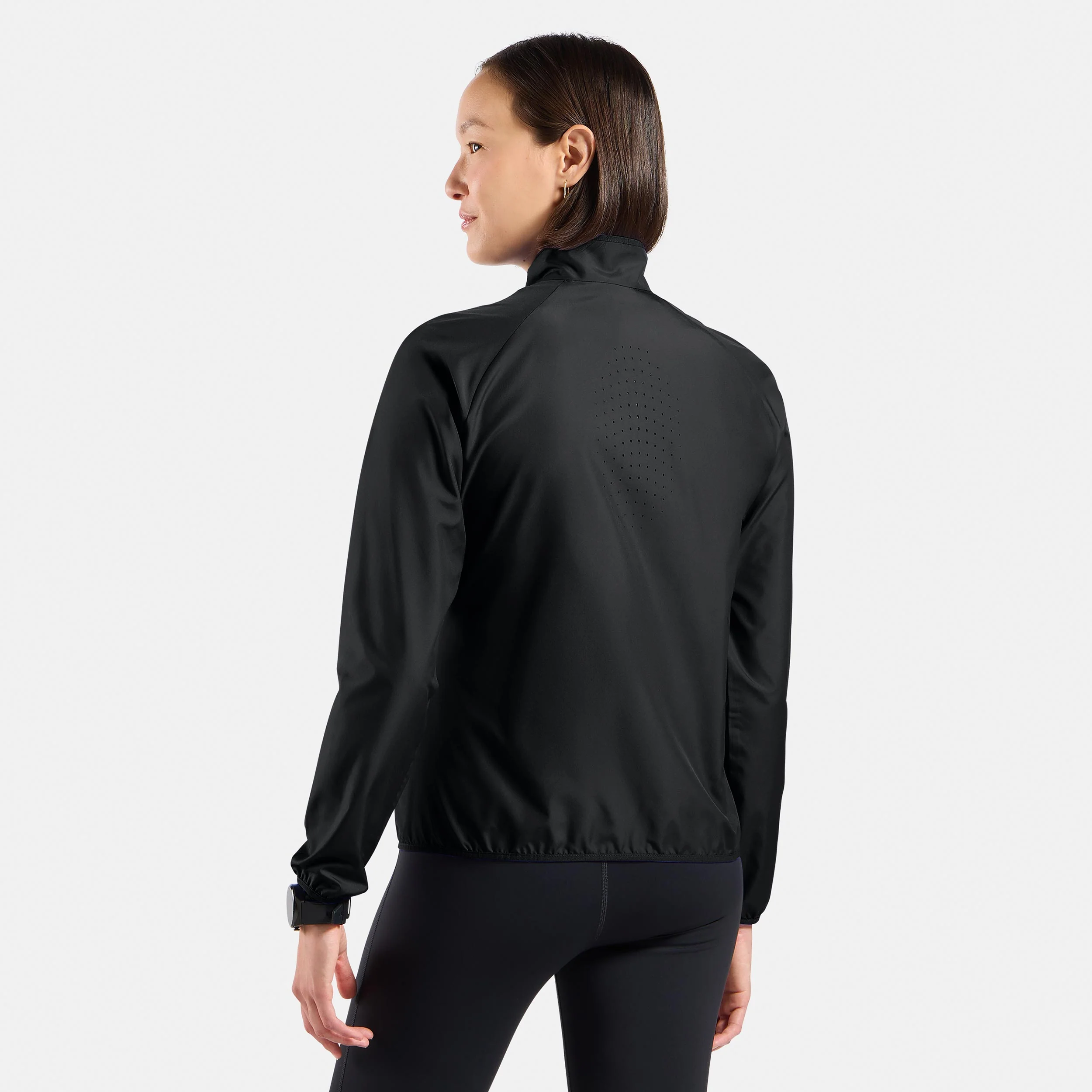 Essential Light Laufjacke Damen-schwarz - Image 4
