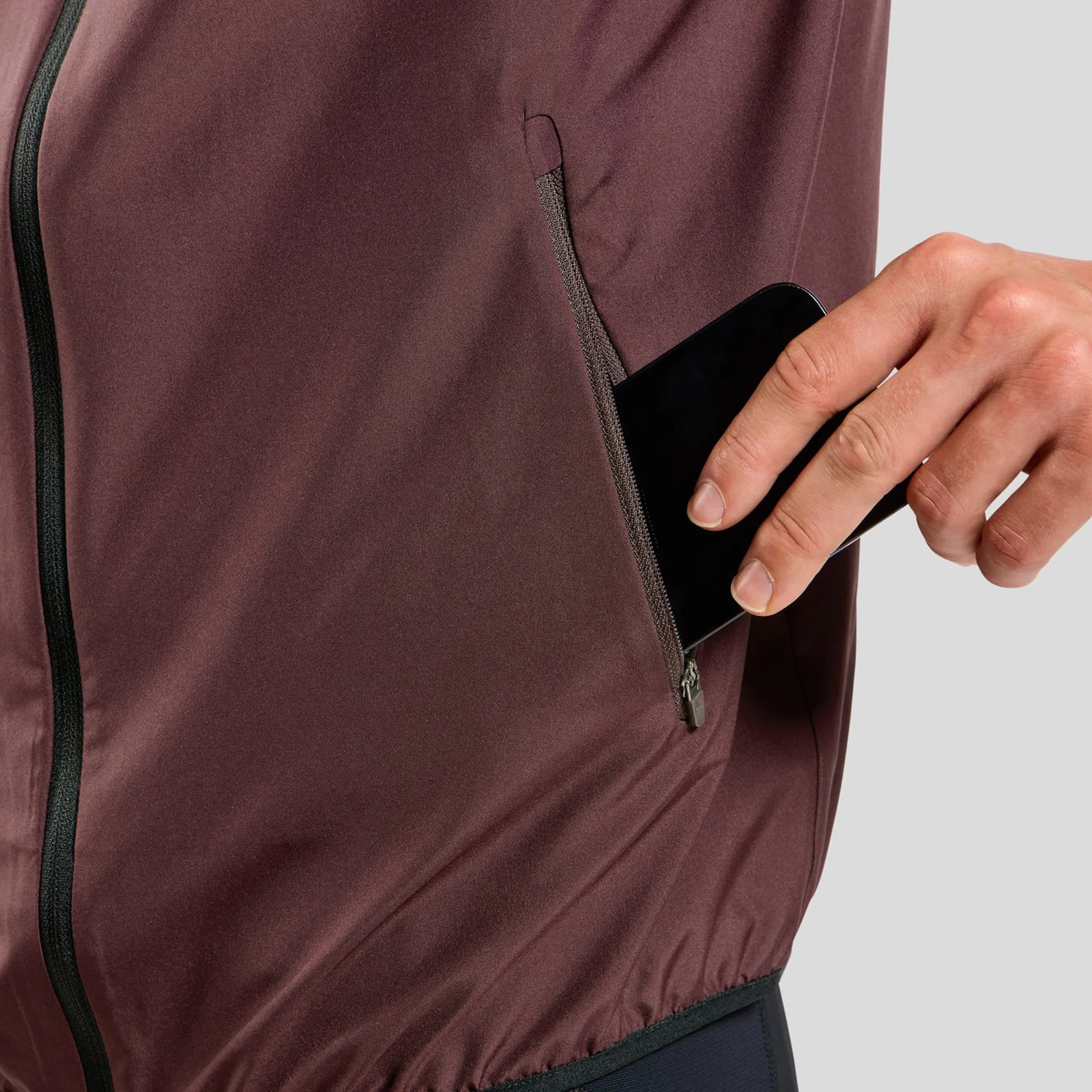 Essential Light Laufjacke Herren-braun - Image 5