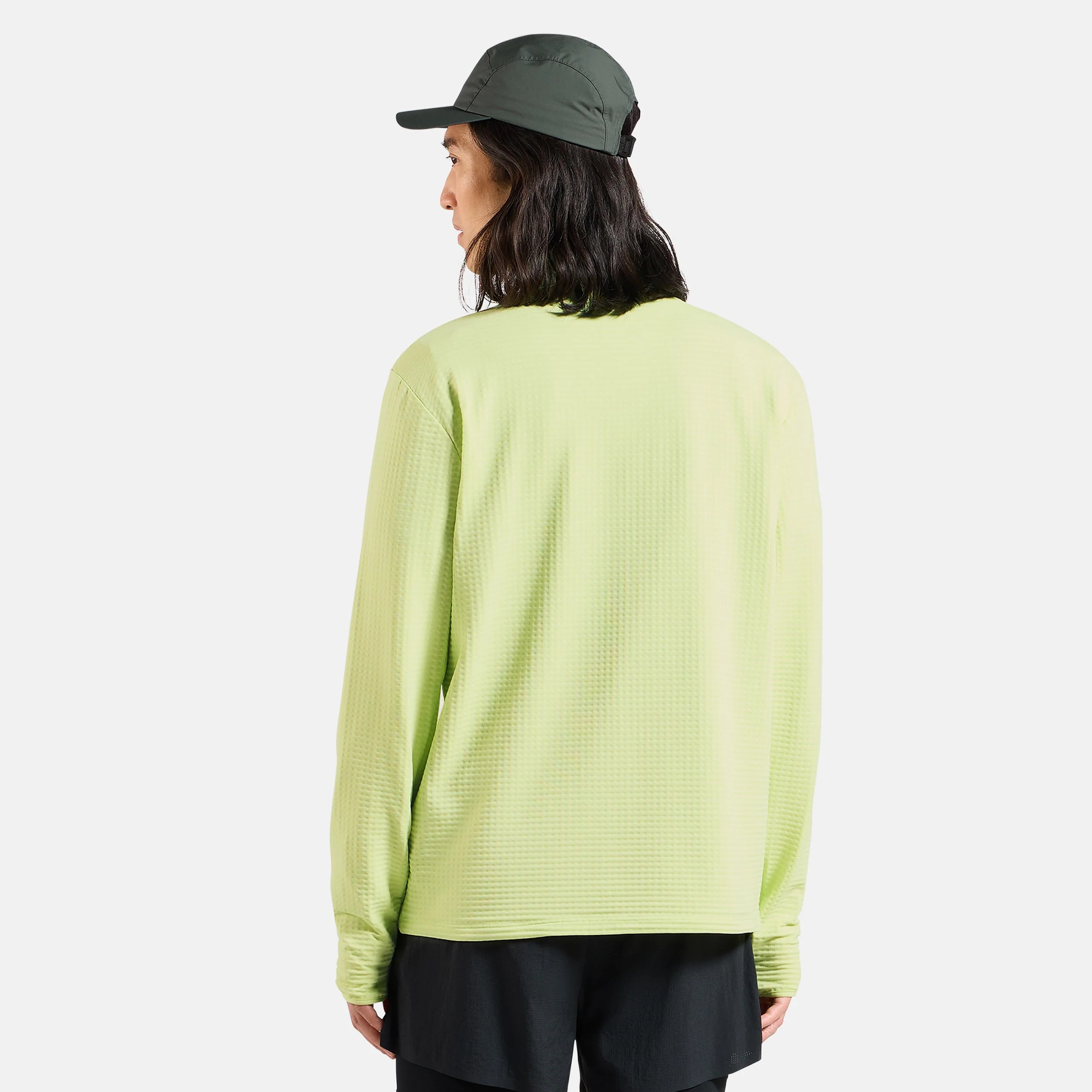 Essential Thermal Midlayer 1/2 Zip Laufshirt Herren-limette - Image 4