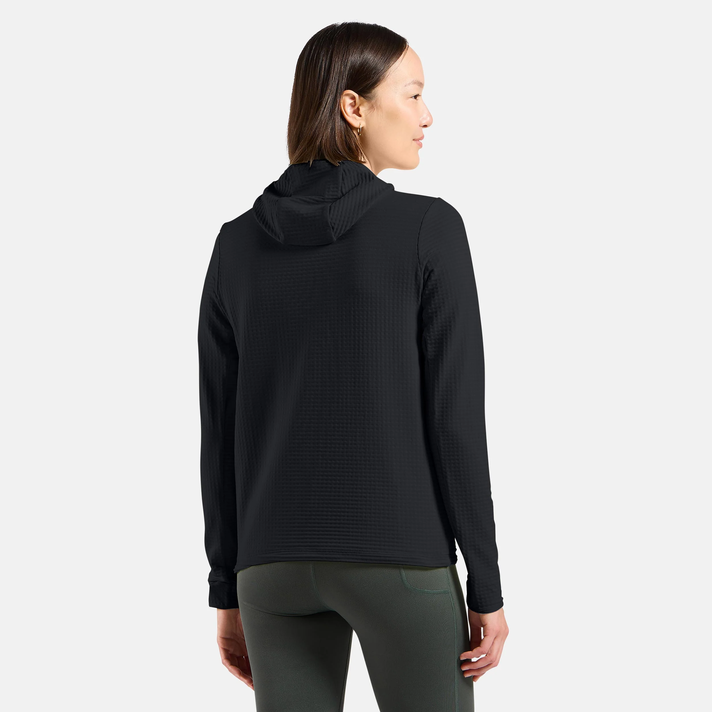 Essential Thermal Midlayer Laufshirt Damen-Schwarz - Image 4
