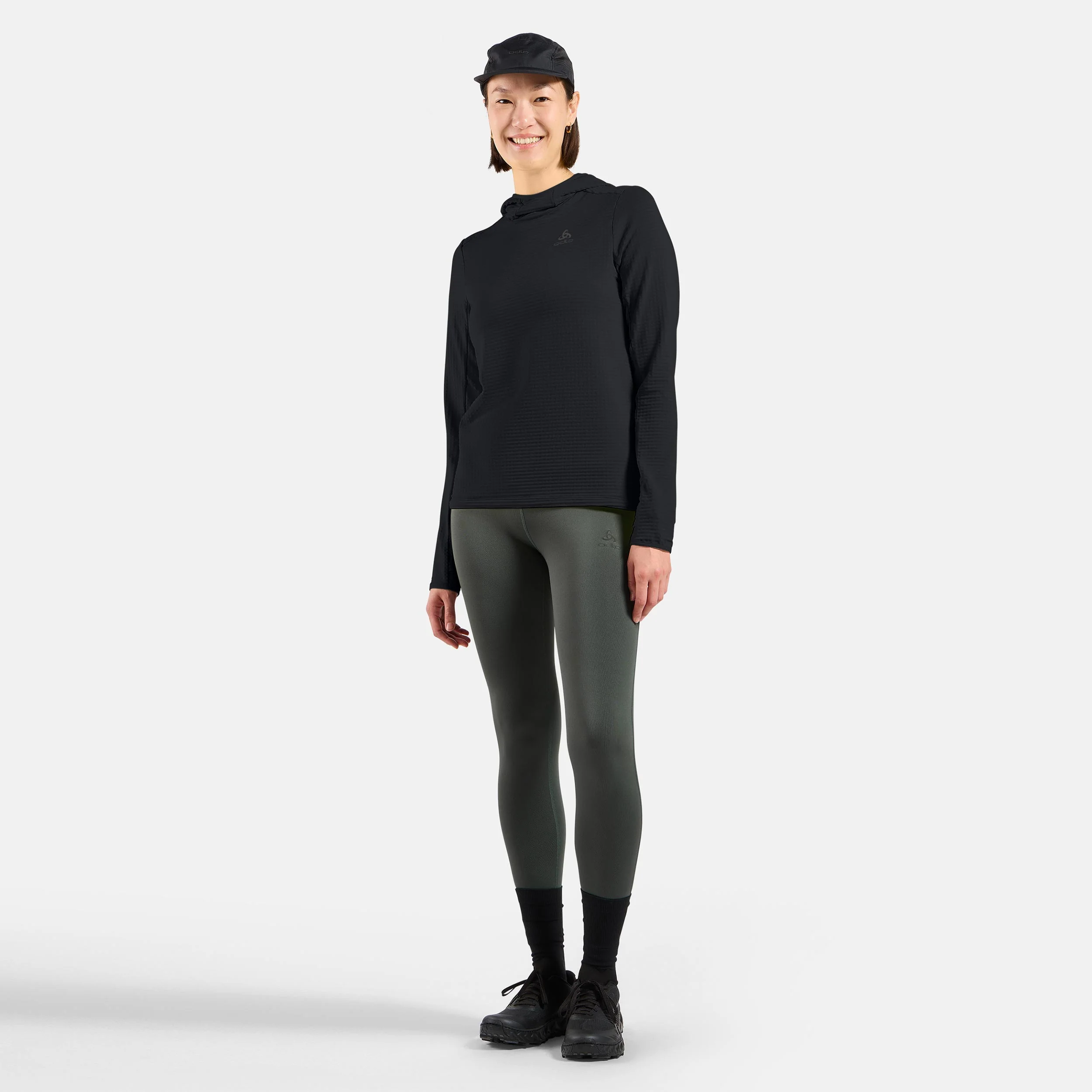 Essential Thermal Midlayer Laufshirt Damen-Schwarz - Image 6