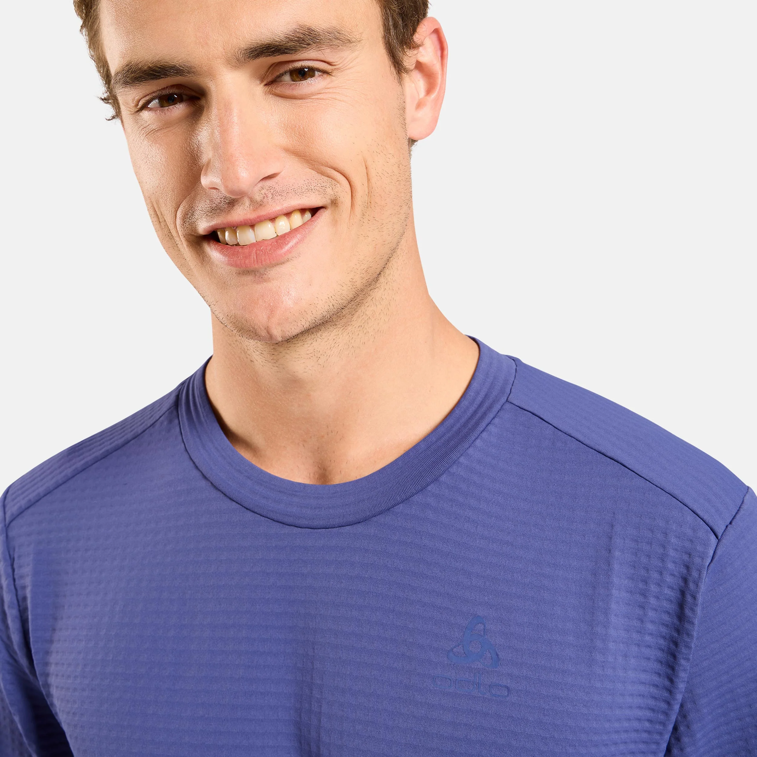 Essential Thermal Midlayer Laufshirt Herren-blau - Image 5