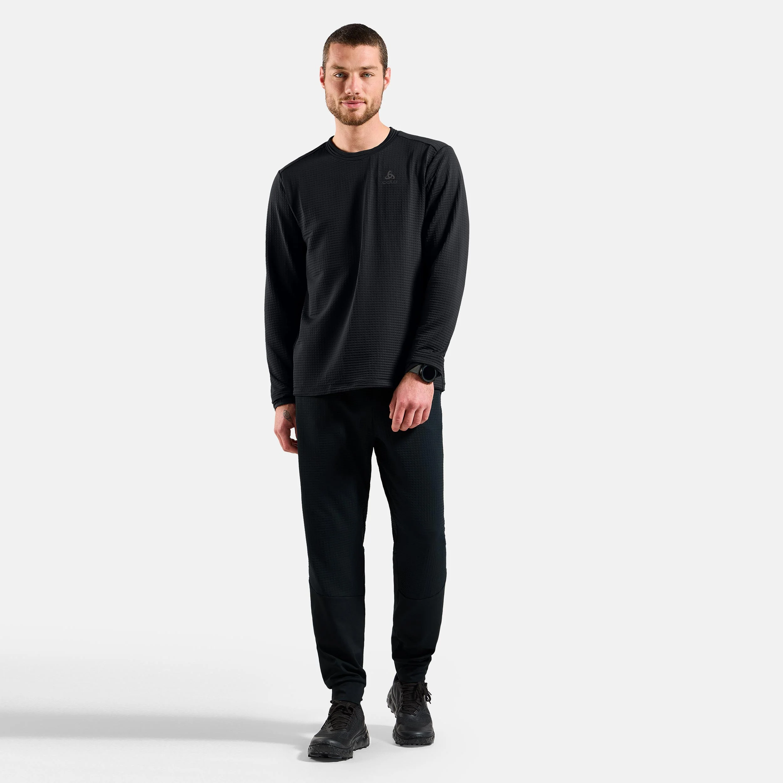 Essential Thermal Midlayer Laufshirt Herren-Schwarz - Image 6