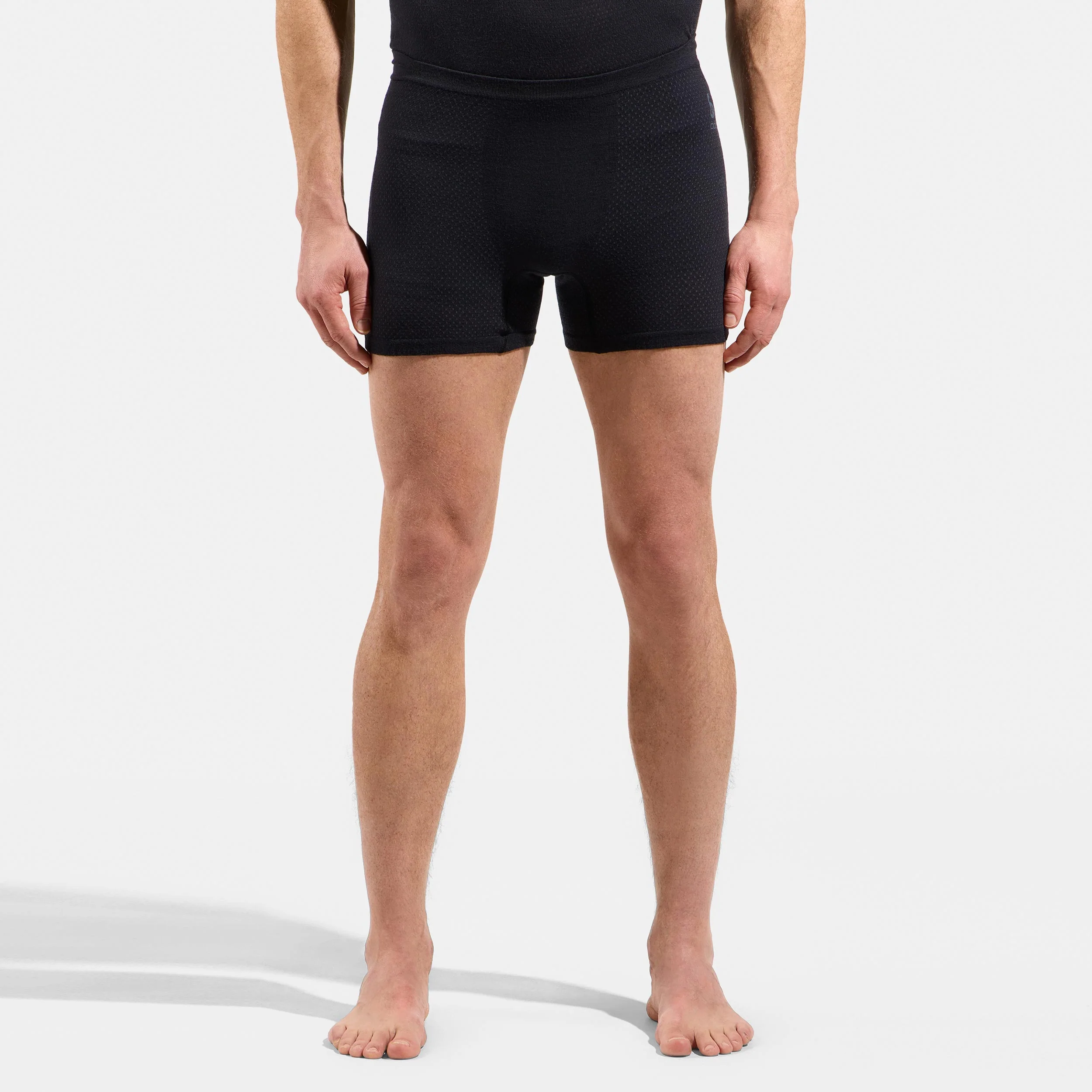 Merino PW 140 Seamless Boxer Short Herren-schwarz - Image 3