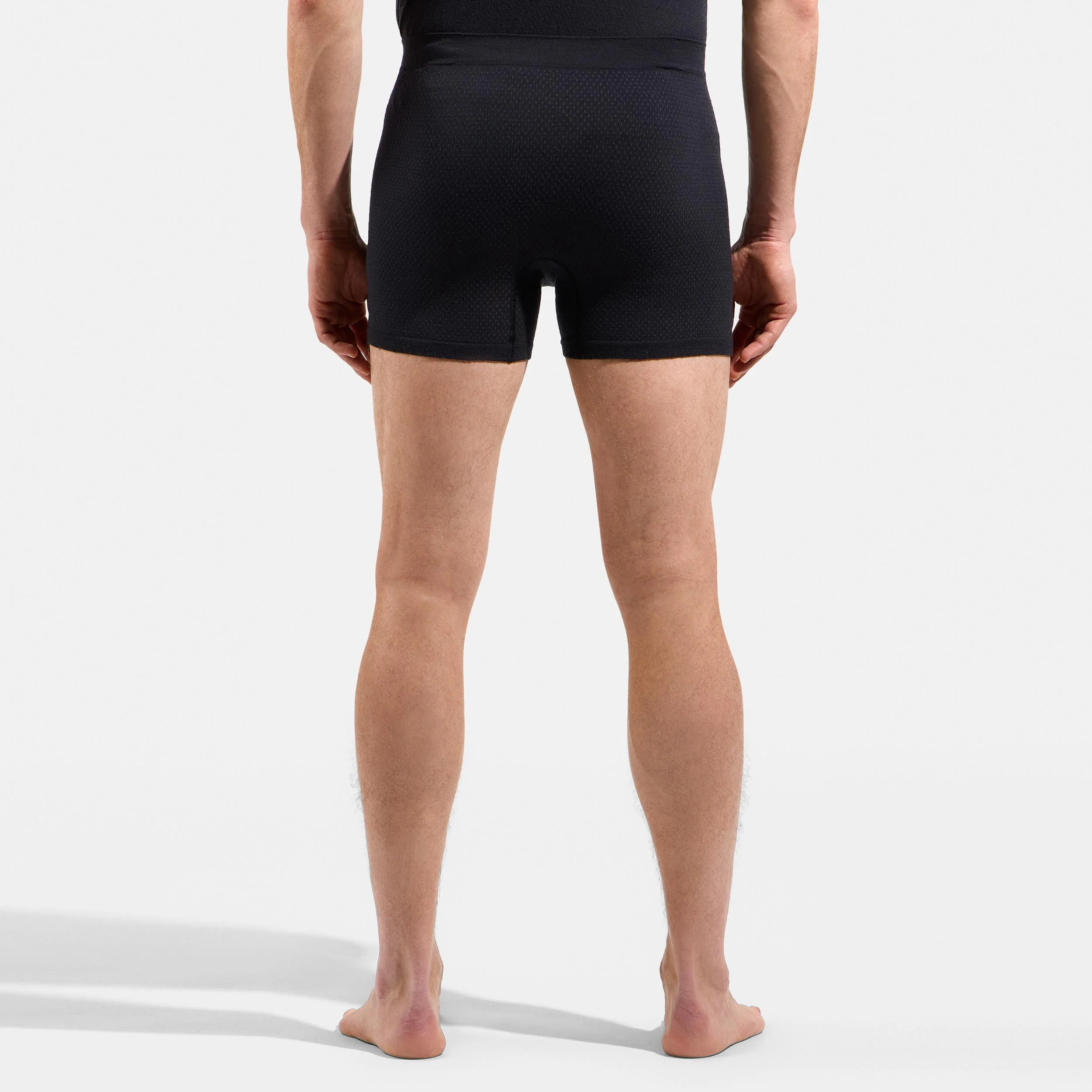 Merino PW 140 Seamless Boxer Short Herren-schwarz - Image 4