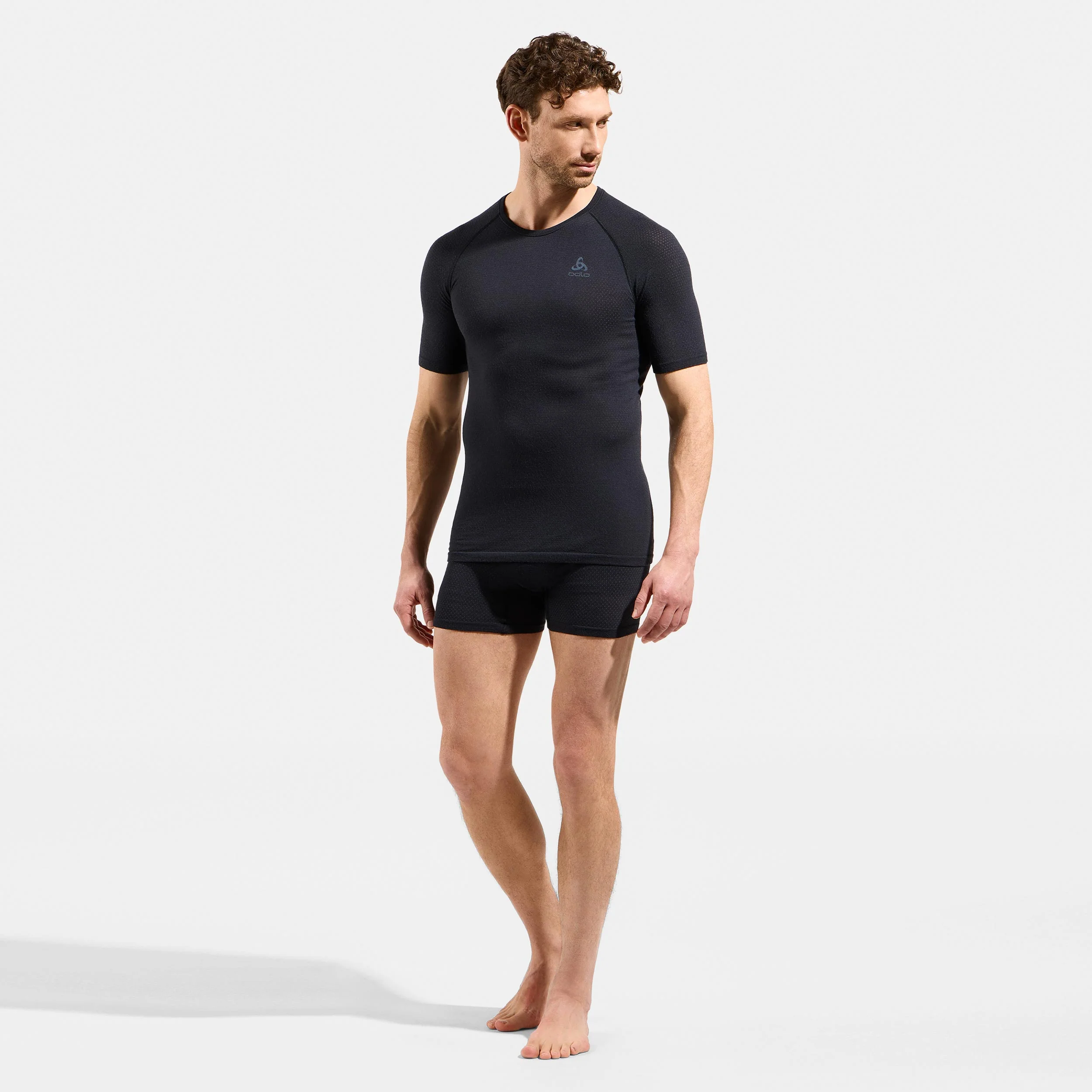 Merino PW 140 Seamless Boxer Short Herren-schwarz - Image 6