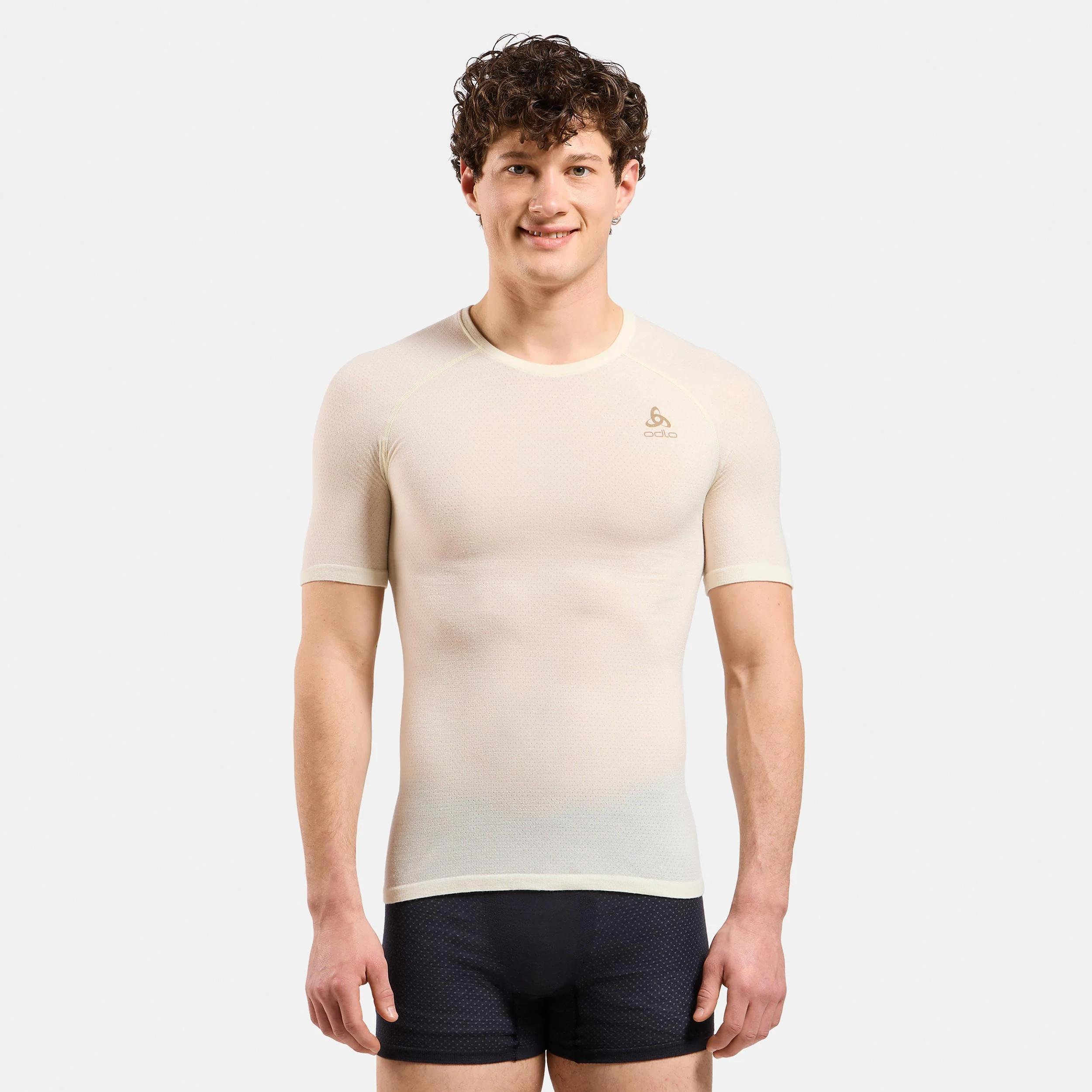Merino PW 140 Seamless Unterhemd Herren-beige - Image 3