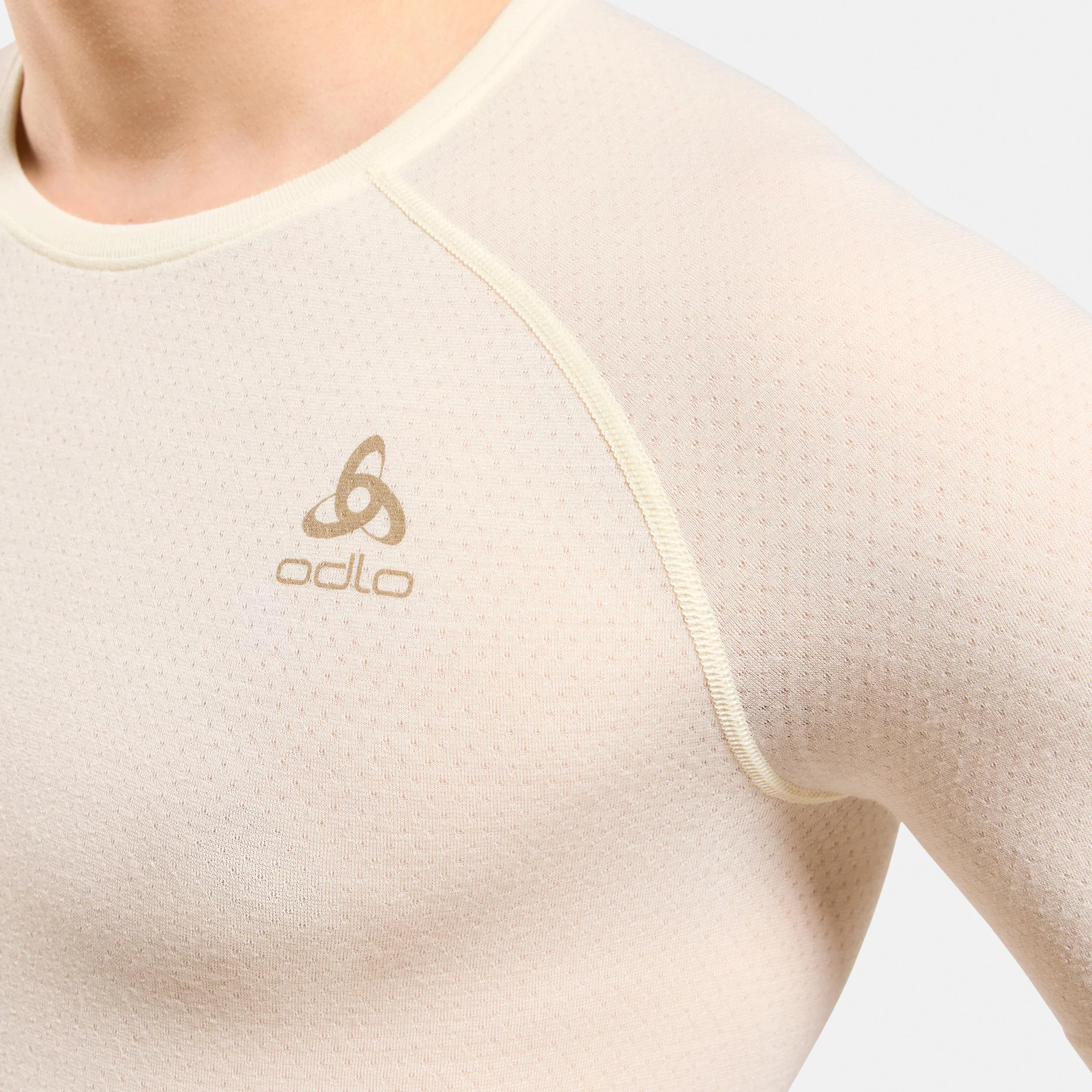 Merino PW 140 Seamless Unterhemd Herren-beige - Image 5