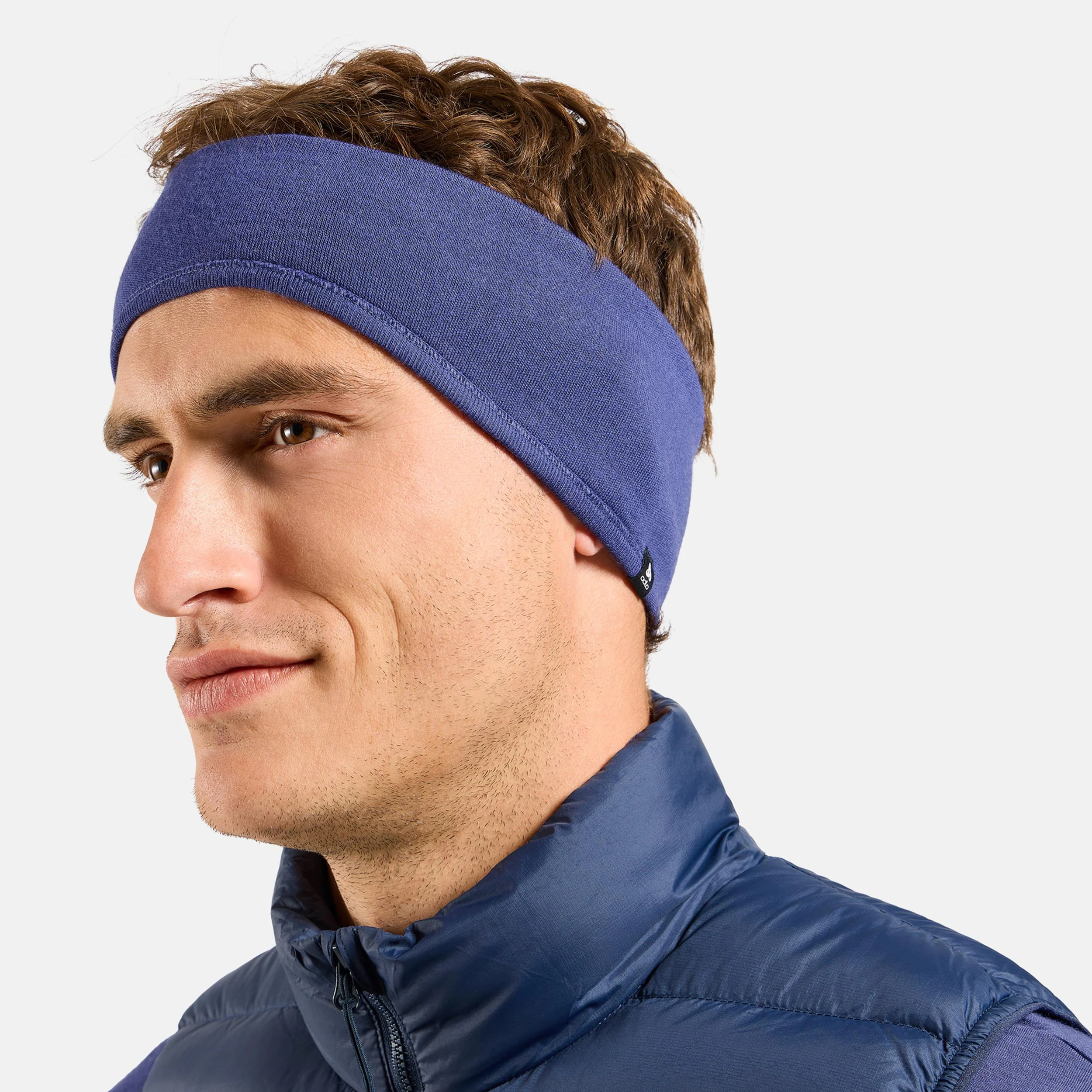 Merino Warm Stirnband-Blau - Image 4