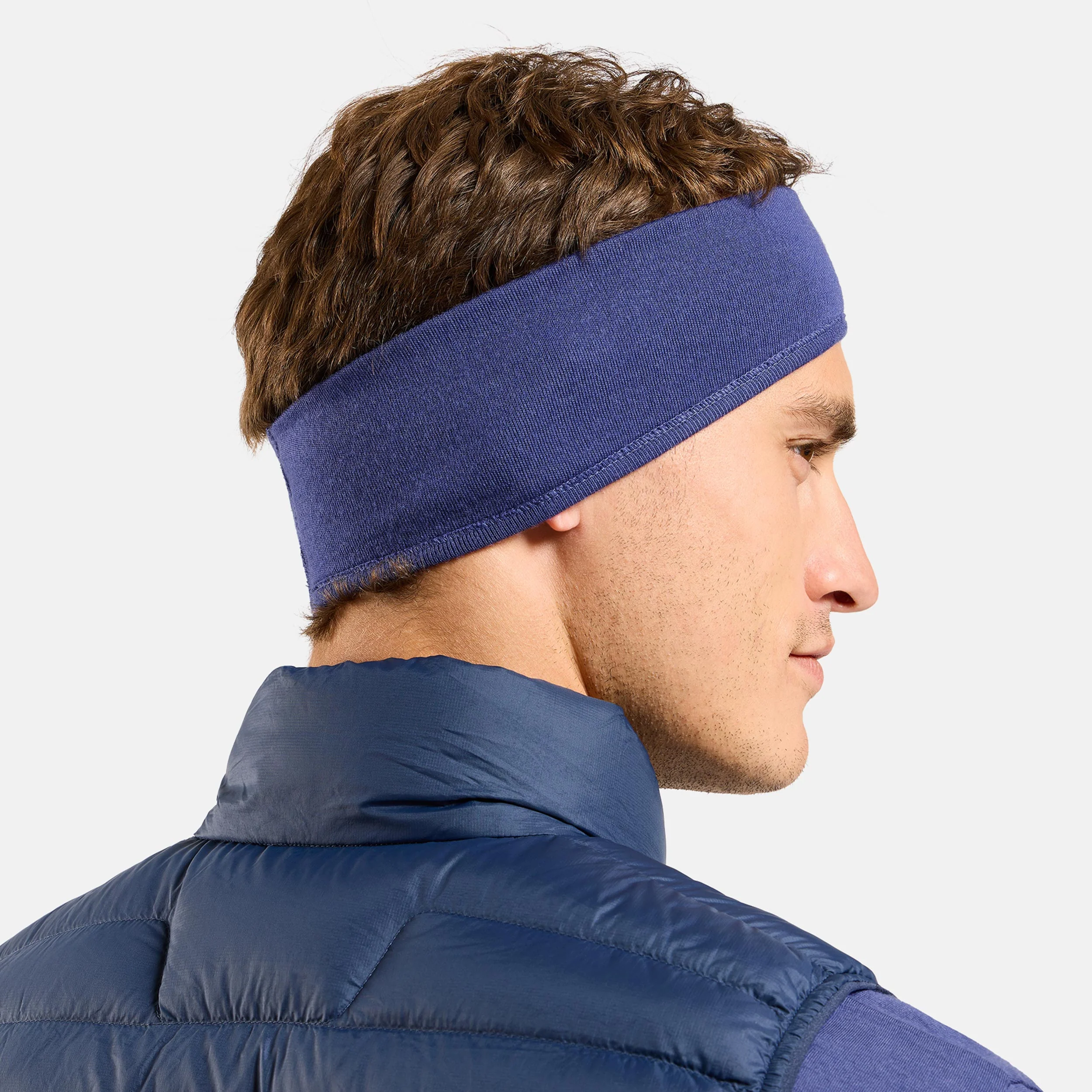 Merino Warm Stirnband-Blau - Image 5
