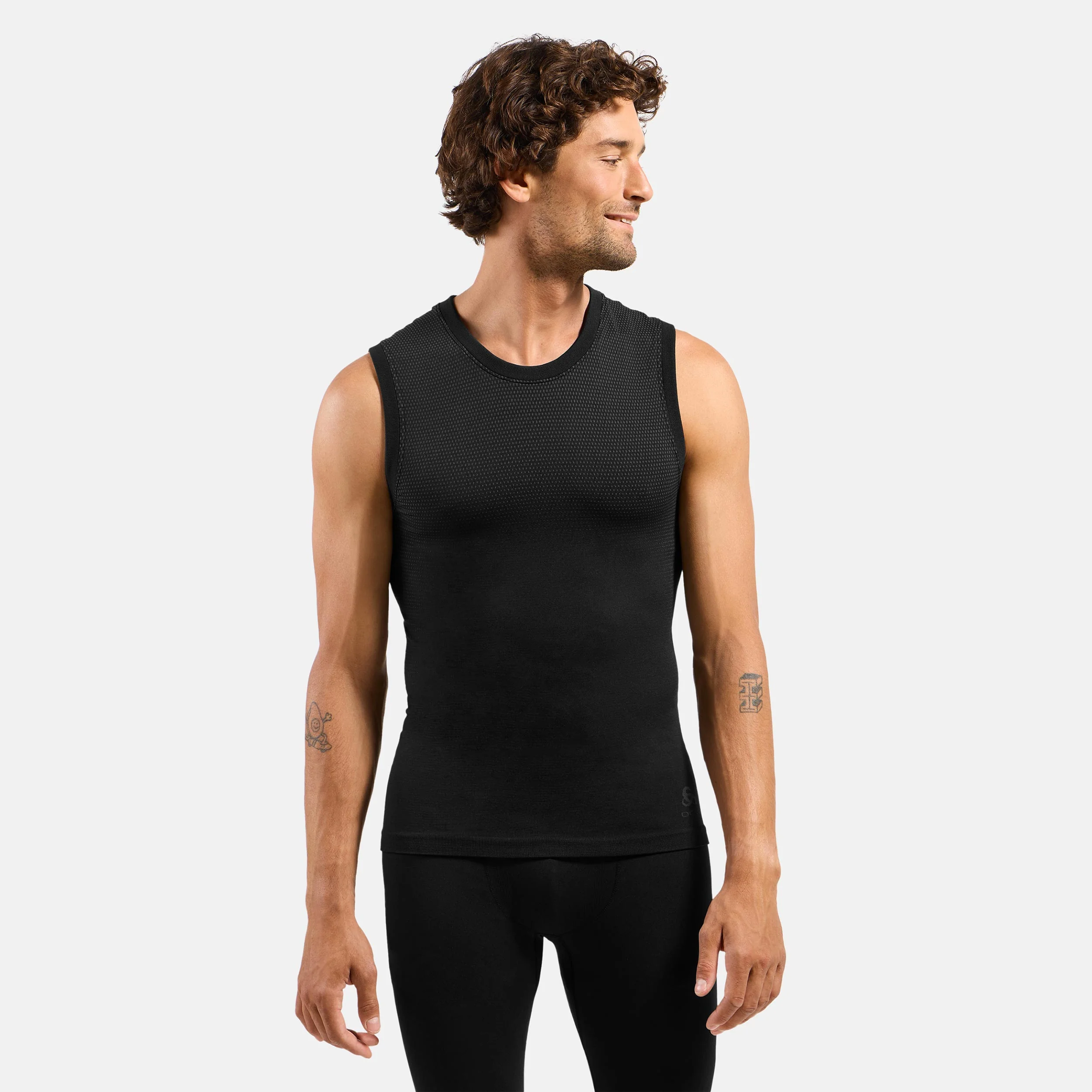 Performance Laufshirt Herren-Schwarz - Image 3