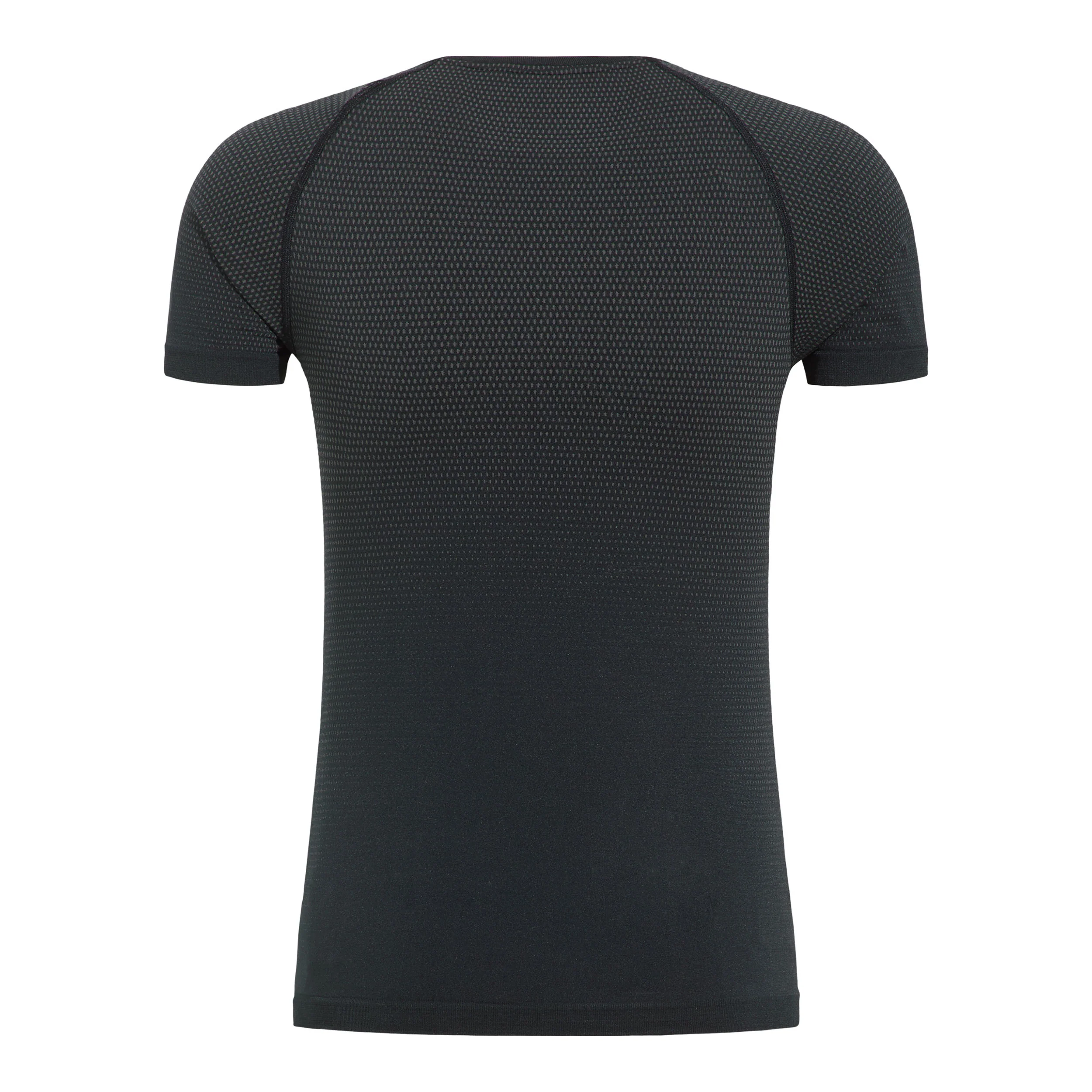 Performance Light Crew Neck Laufshirt Herren-Schwarz - Image 2