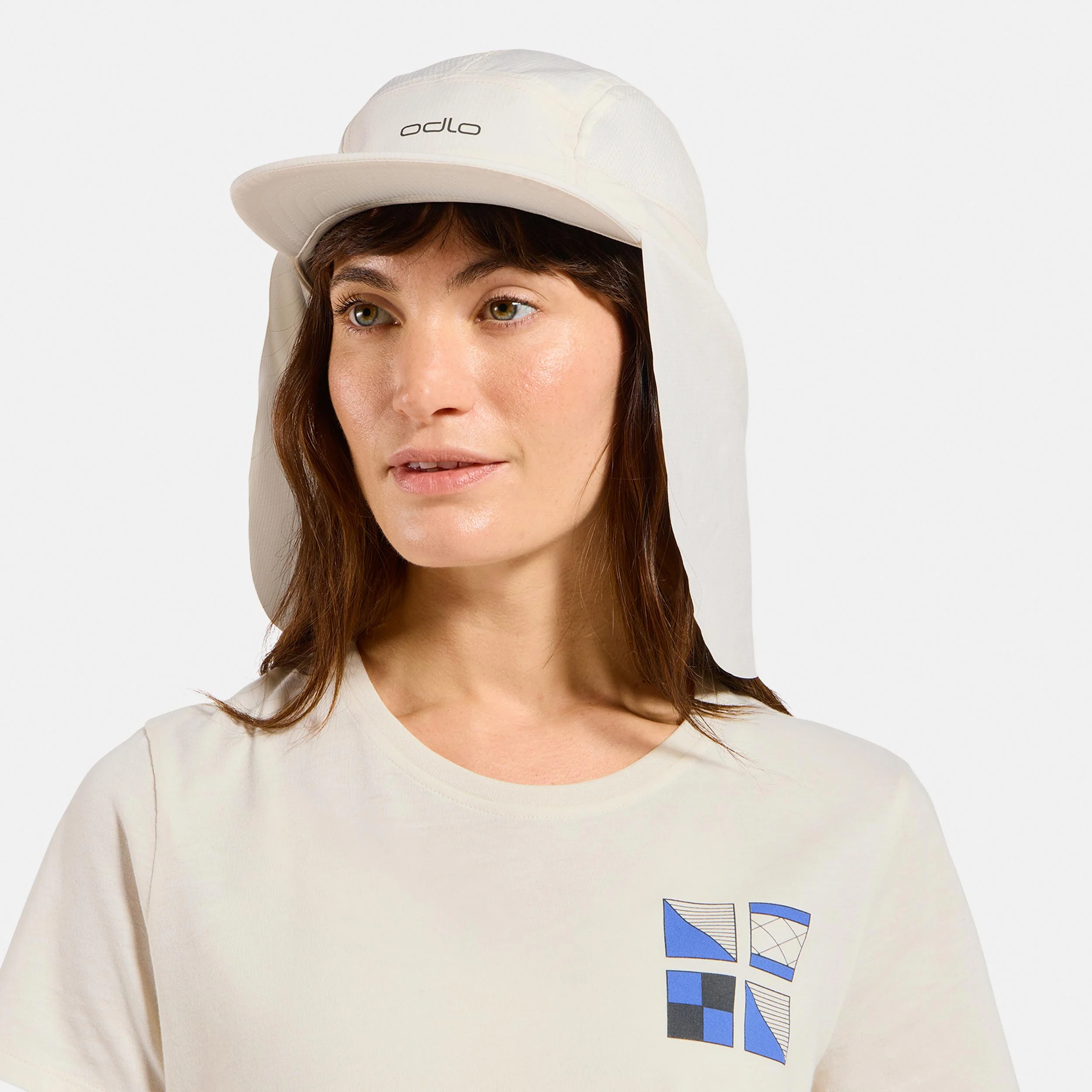 Performance Light Shade Cap Unisex-creme - Image 5