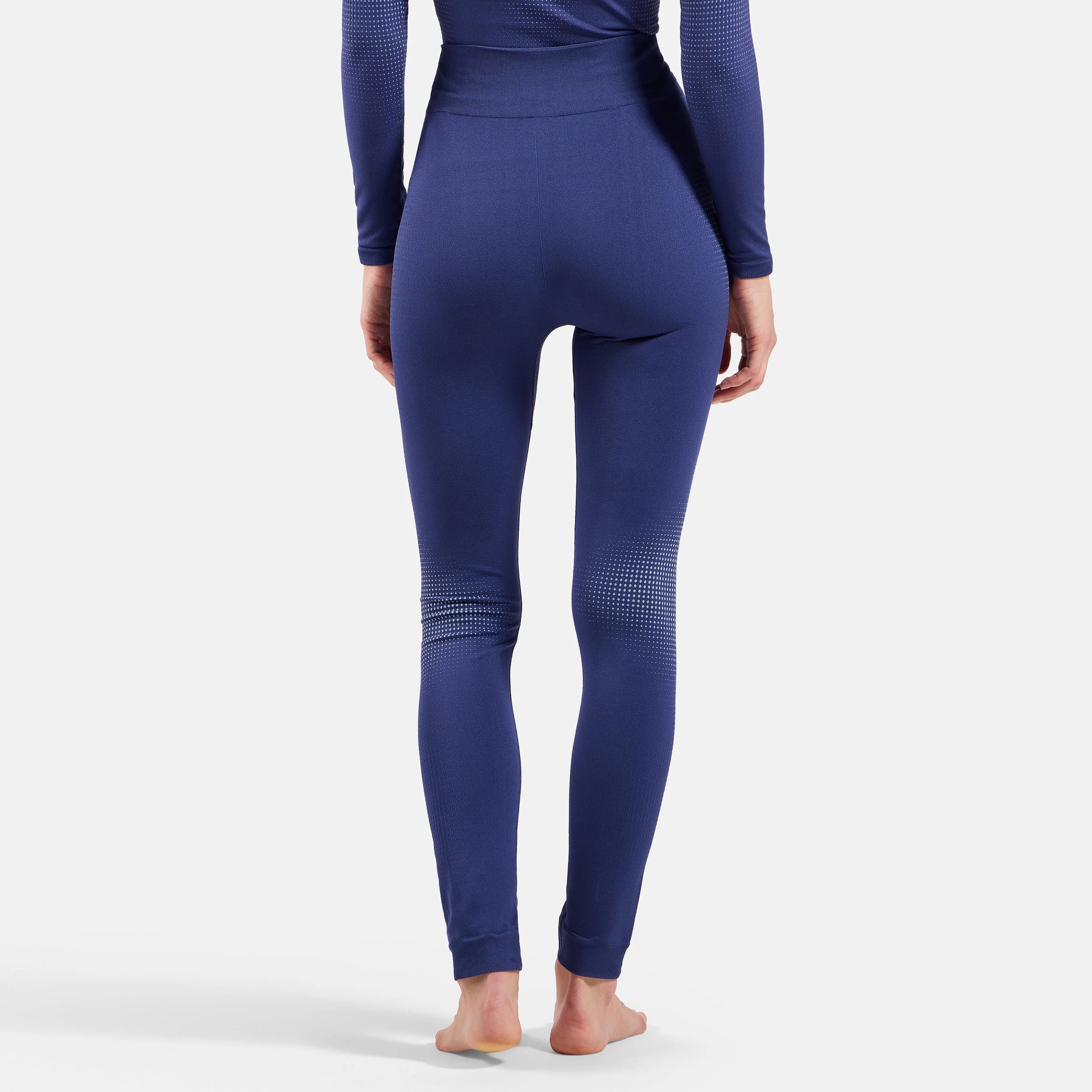 Performance Warm Eco Big Logo Bottom Long Tight Damen-blau - Image 4