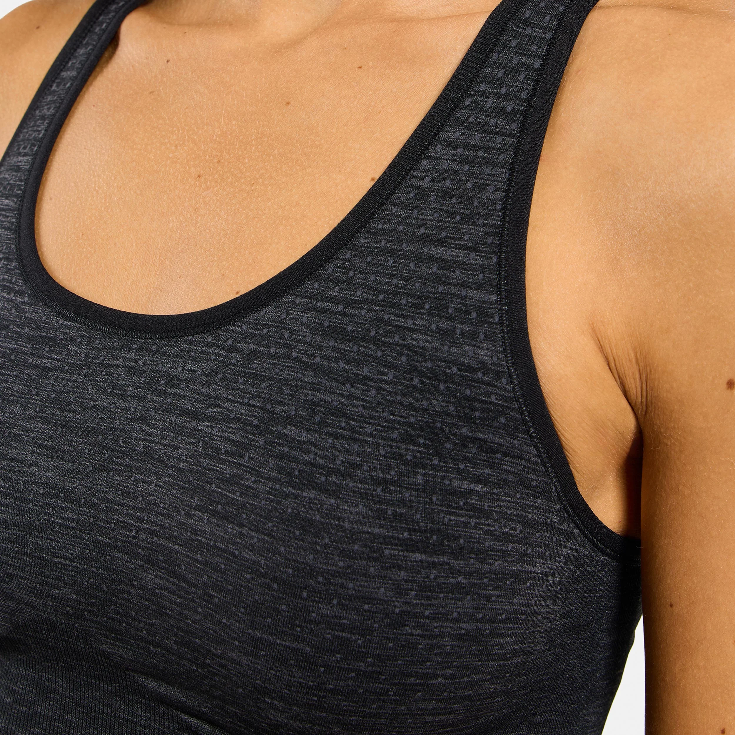 Seamless Medium Padded Sport Sport-BH Damen-schwarz - Image 5