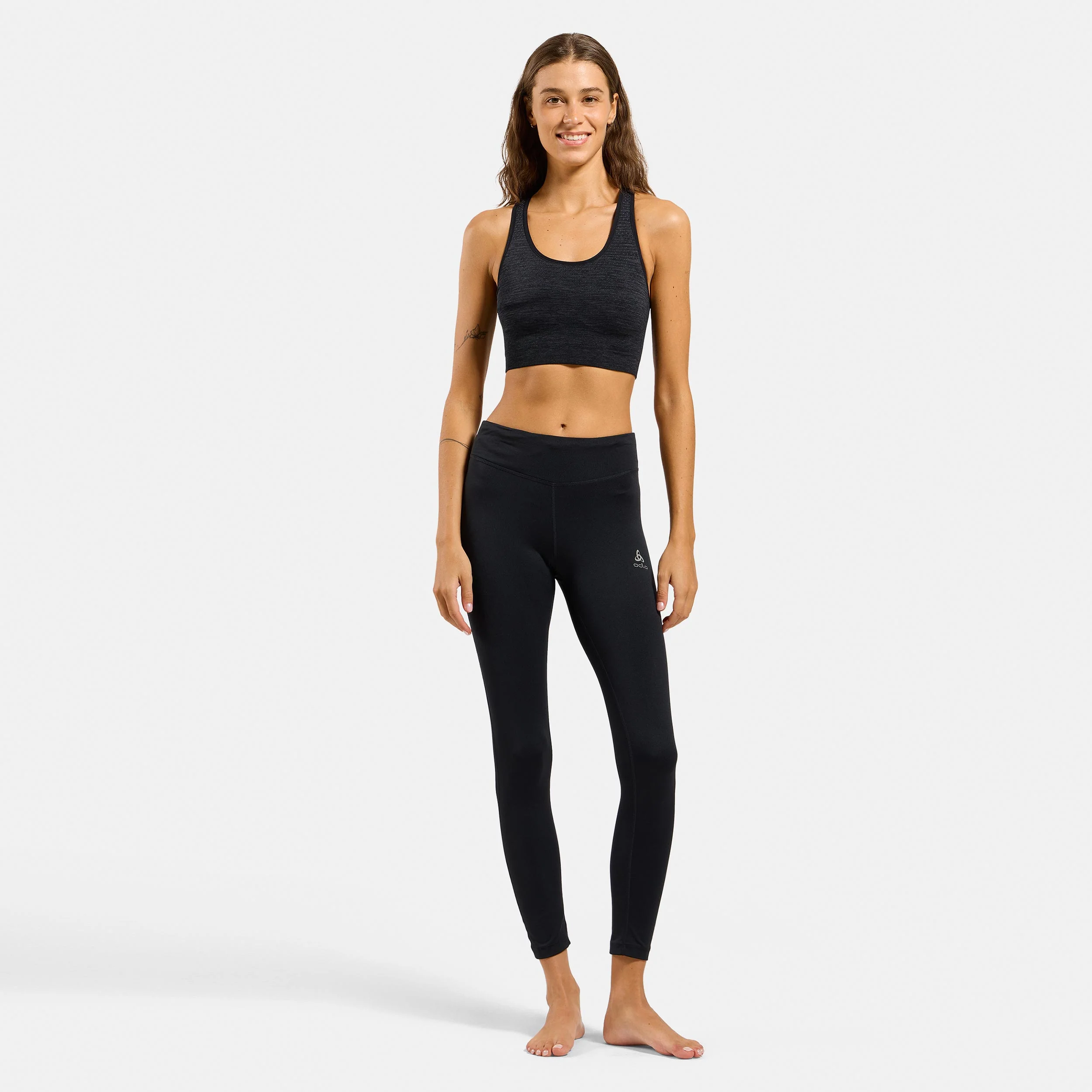 Seamless Medium Padded Sport Sport-BH Damen-schwarz - Image 6