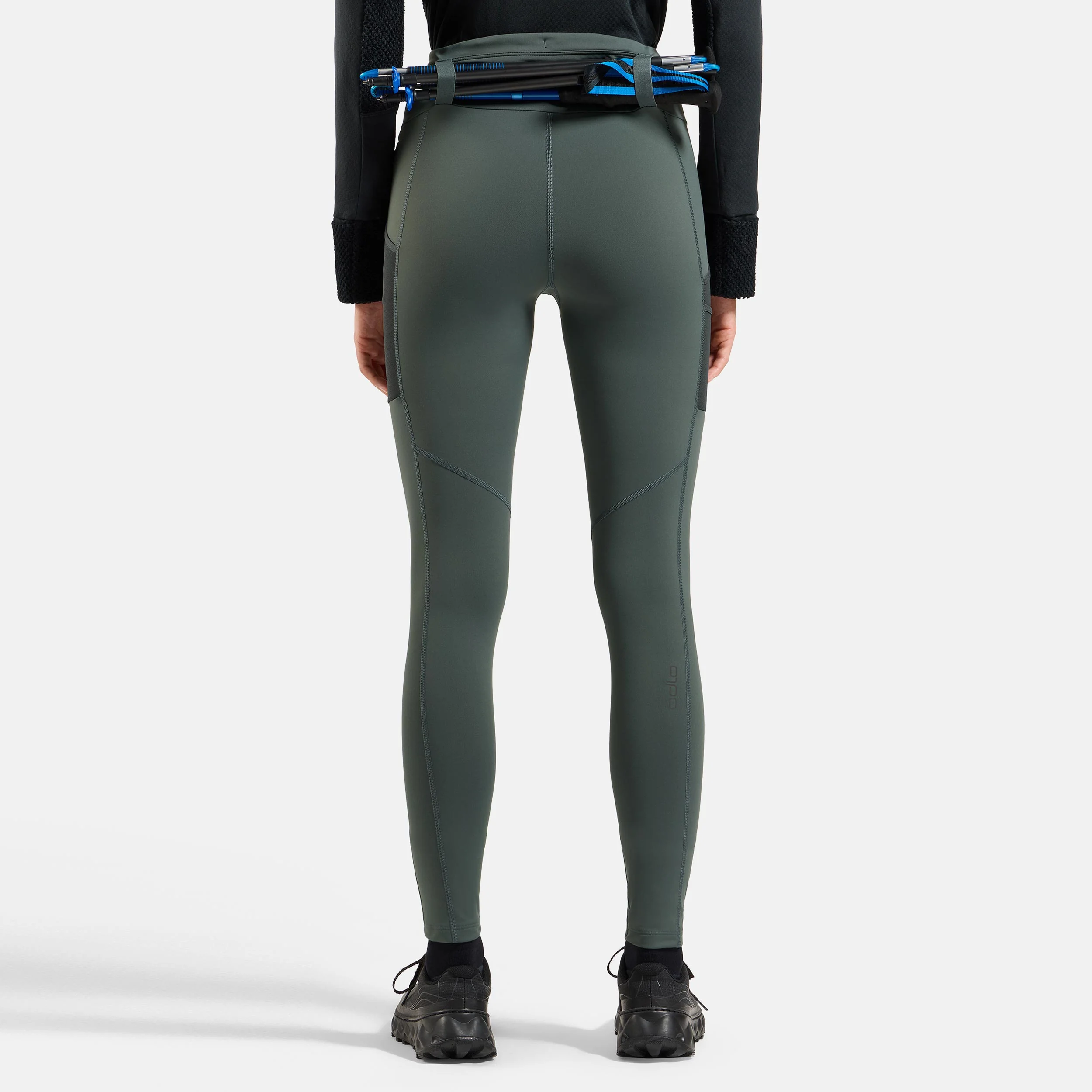 X-Alp Cargo Winter Lauftight Damen-Oliv - Image 4