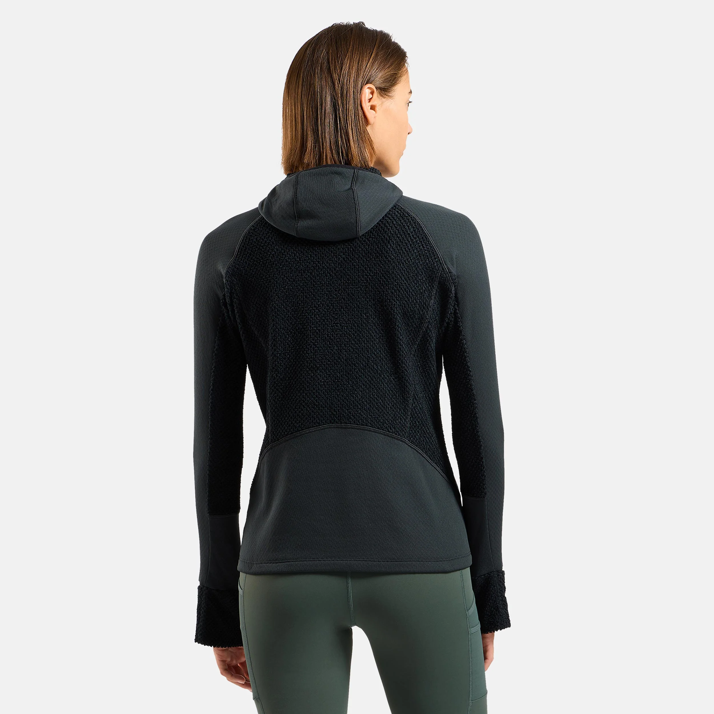 X-Alp Midlayer Laufshirt Damen-Schwarz - Image 4