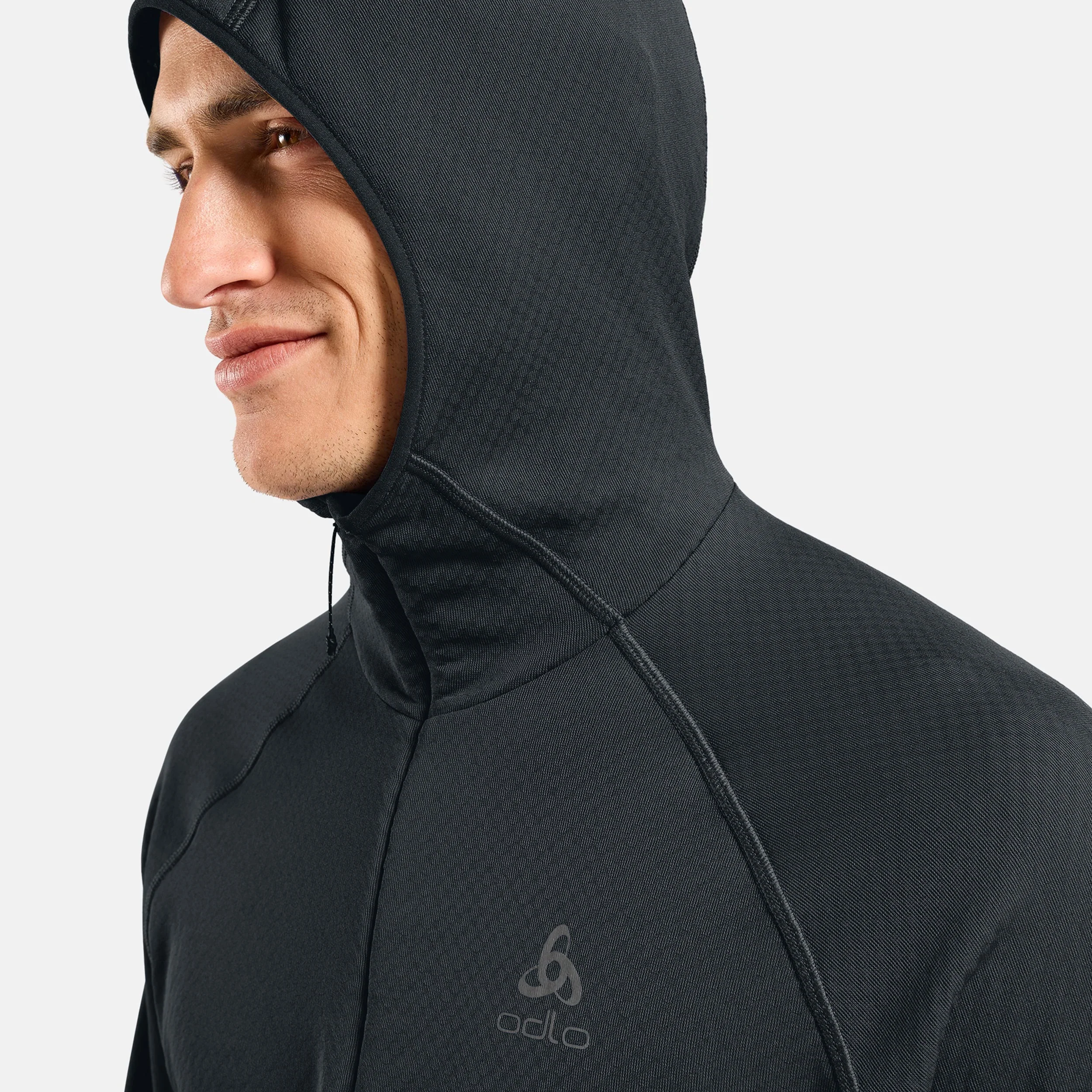 X-Alp Midlayer Laufshirt Herren-Schwarz - Image 5