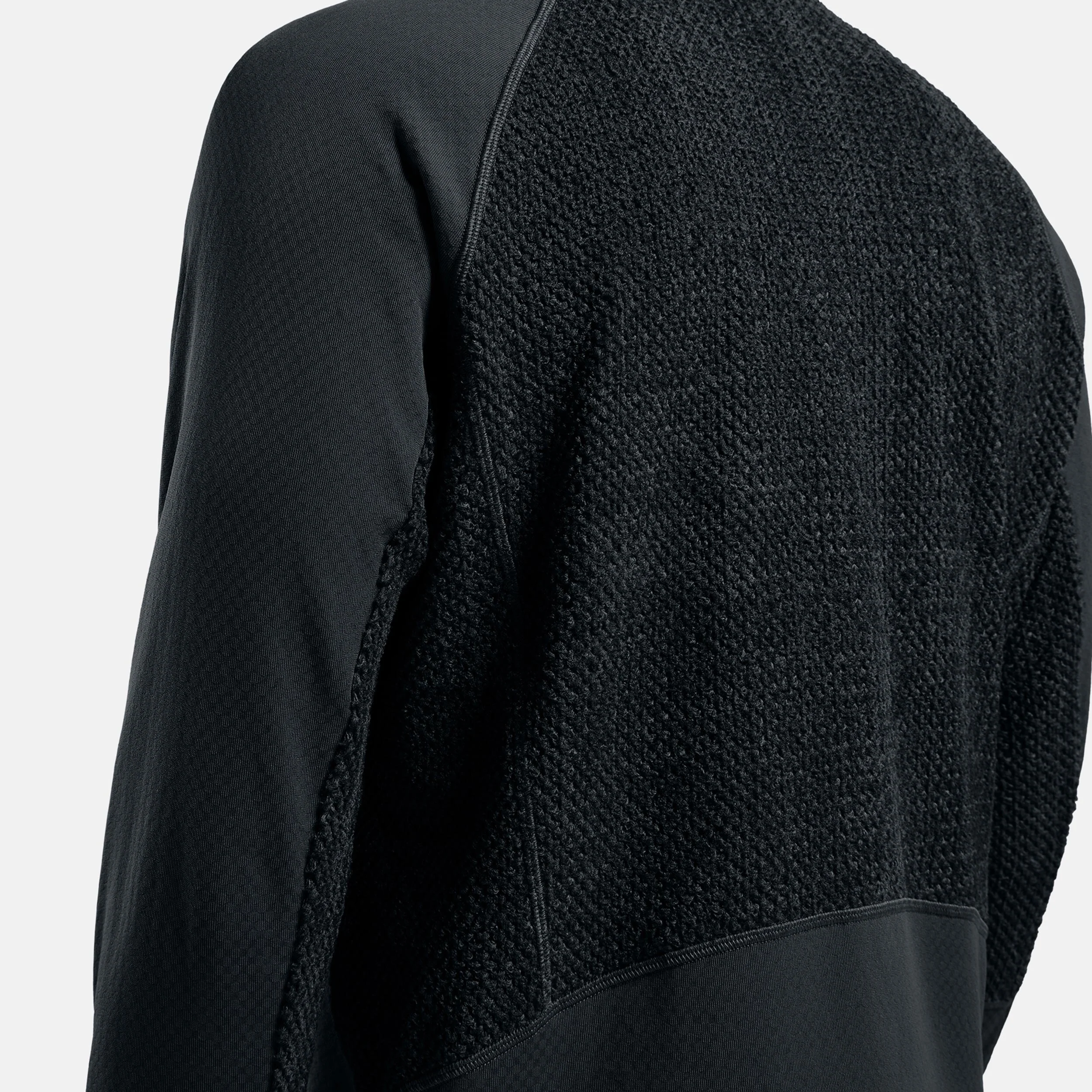 X-Alp Midlayer Laufshirt Herren-Schwarz - Image 6