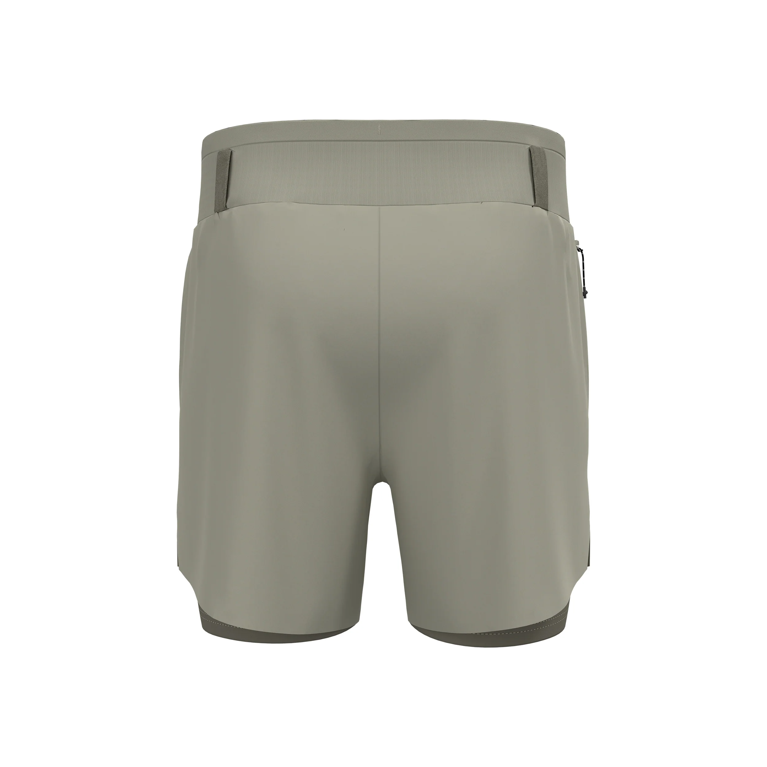 X-Alp Trail 6in 2in1 Laufshorts Herren-Grau - Image 2