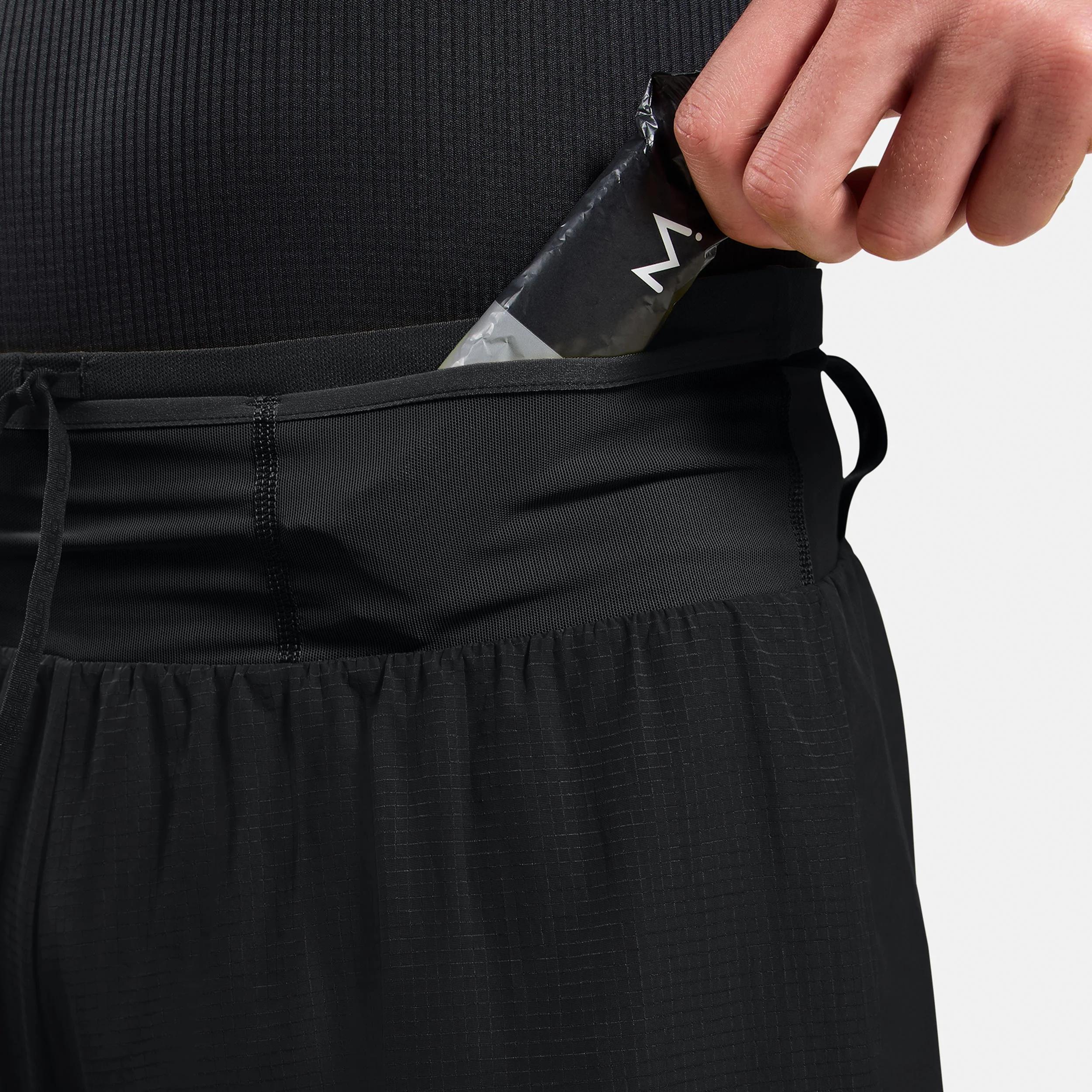 X-Alp Trail 6in 2in1 Laufshorts Herren-schwarz - Image 7