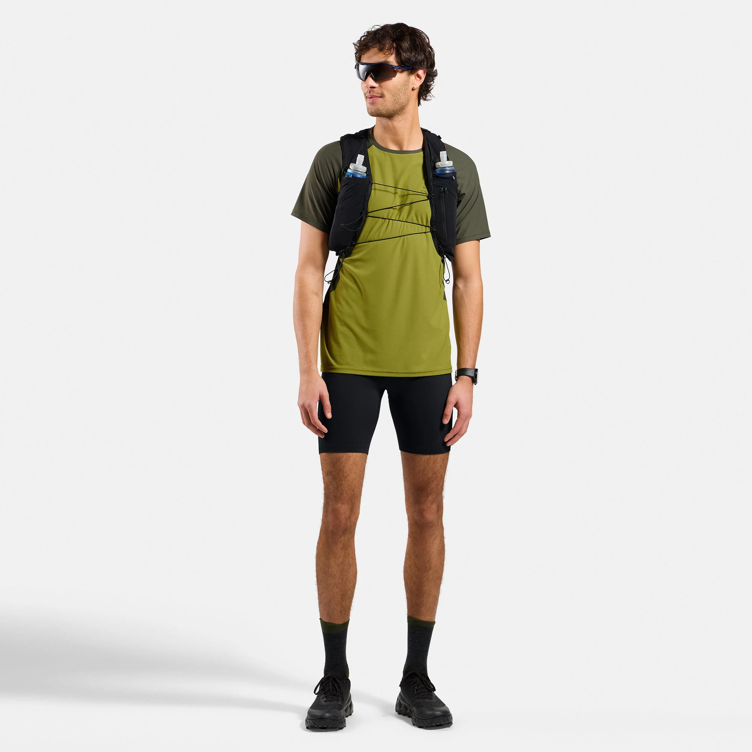 X-Alp Trail Laufshirt Herren-grün, dunkelgrün - Image 5