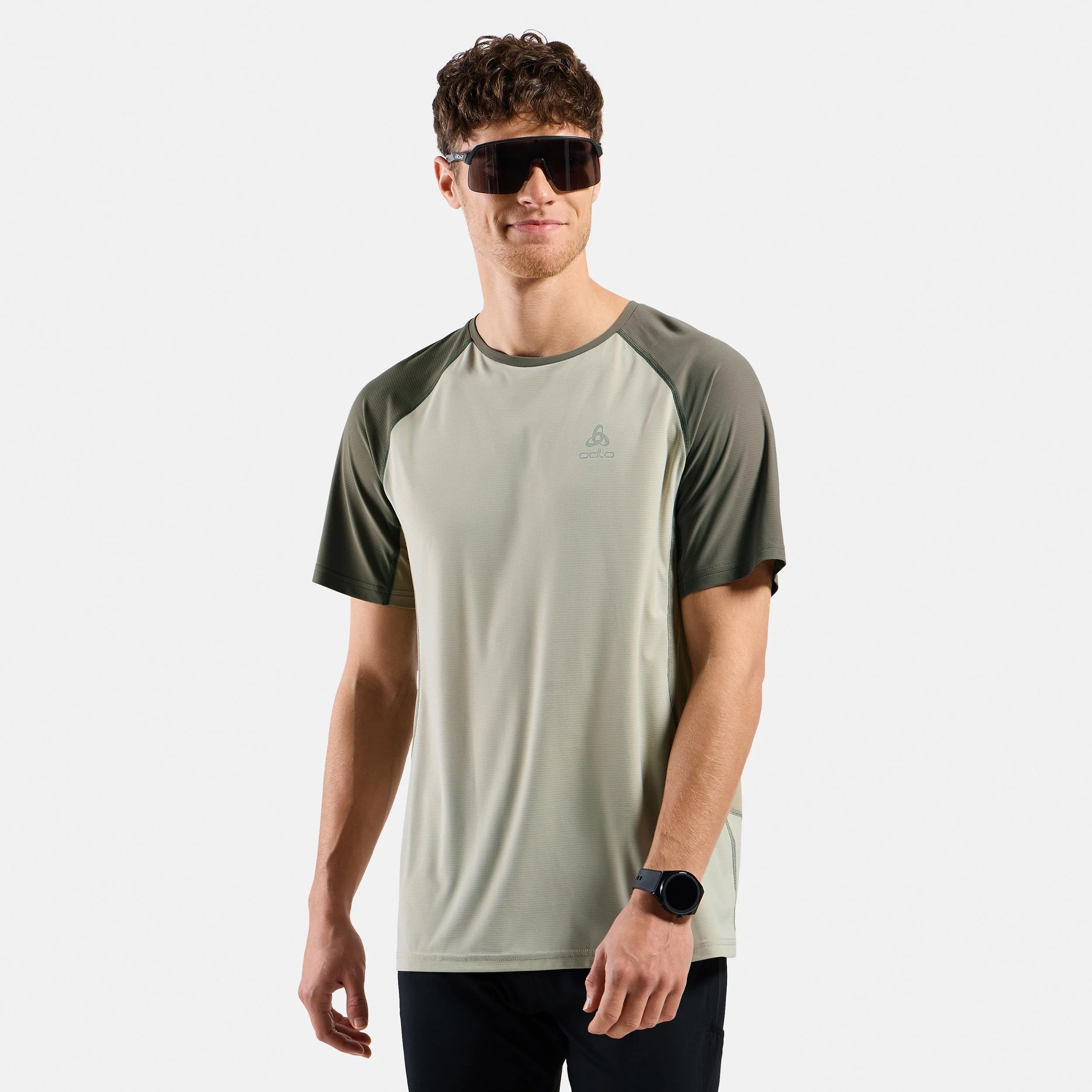 X-Alp Trail Laufshirt Herren-khaki - Image 3