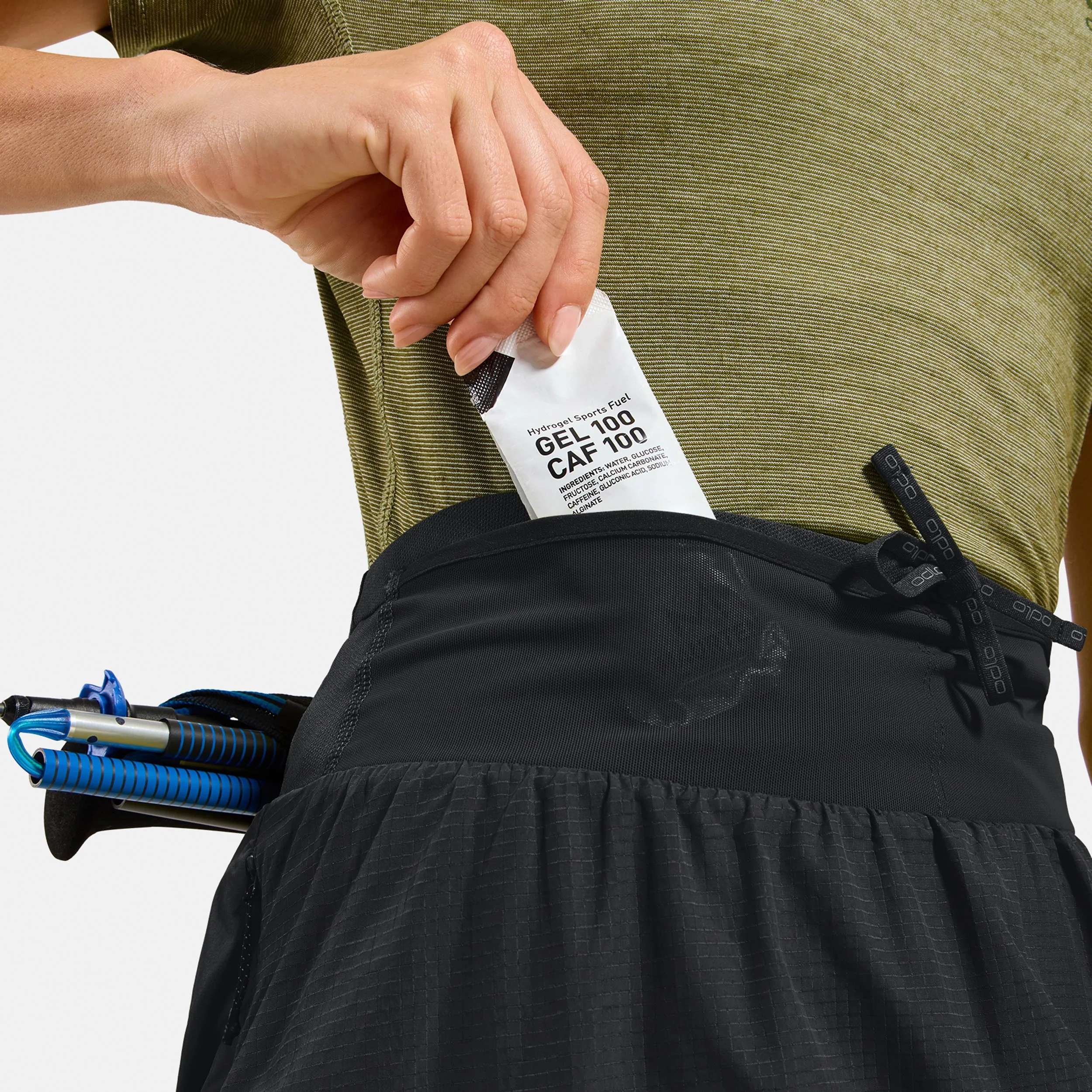 X-Alp Trail Laufshorts Damen-schwarz - Image 6