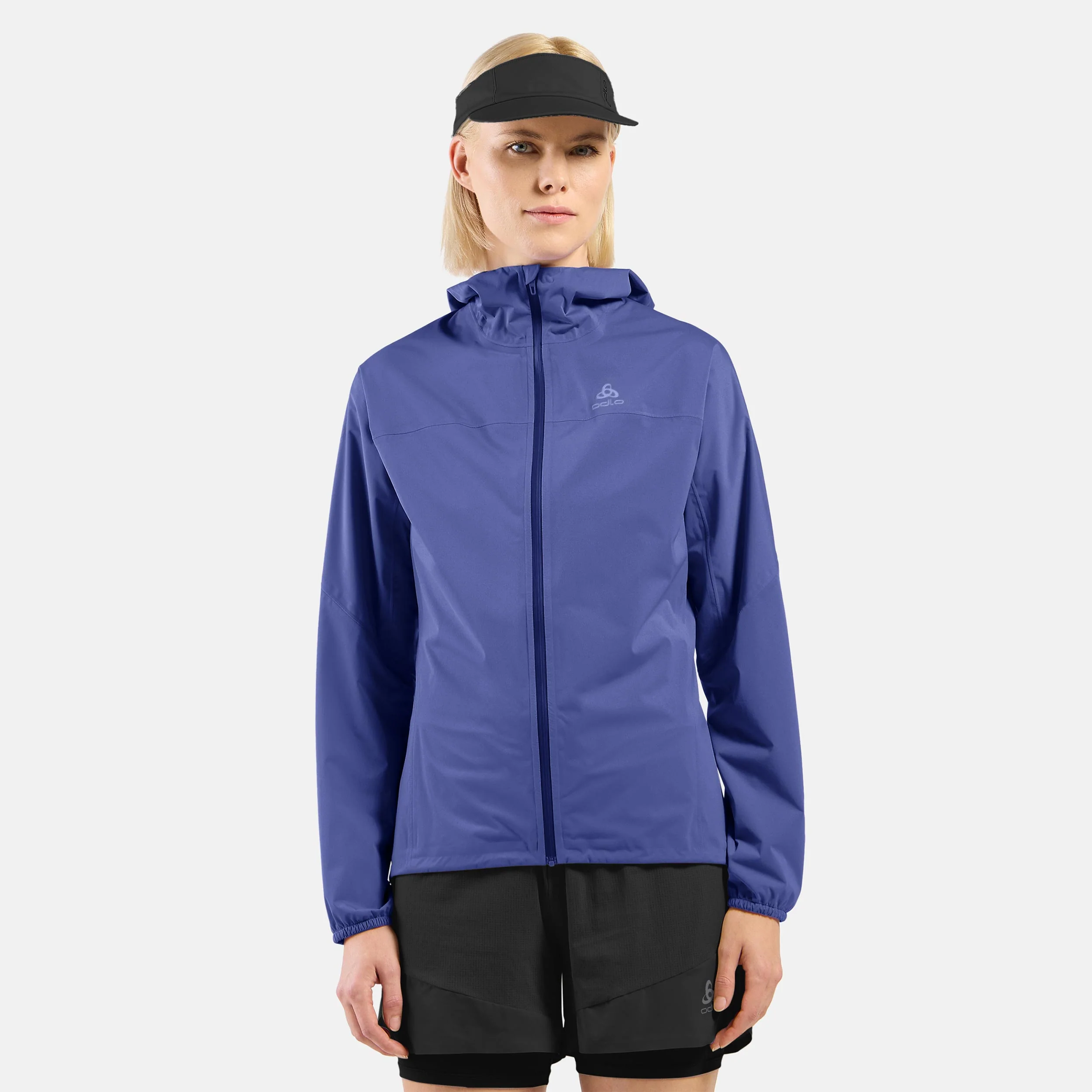 X-Alp Waterproof Laufjacke Damen-blau - Image 3