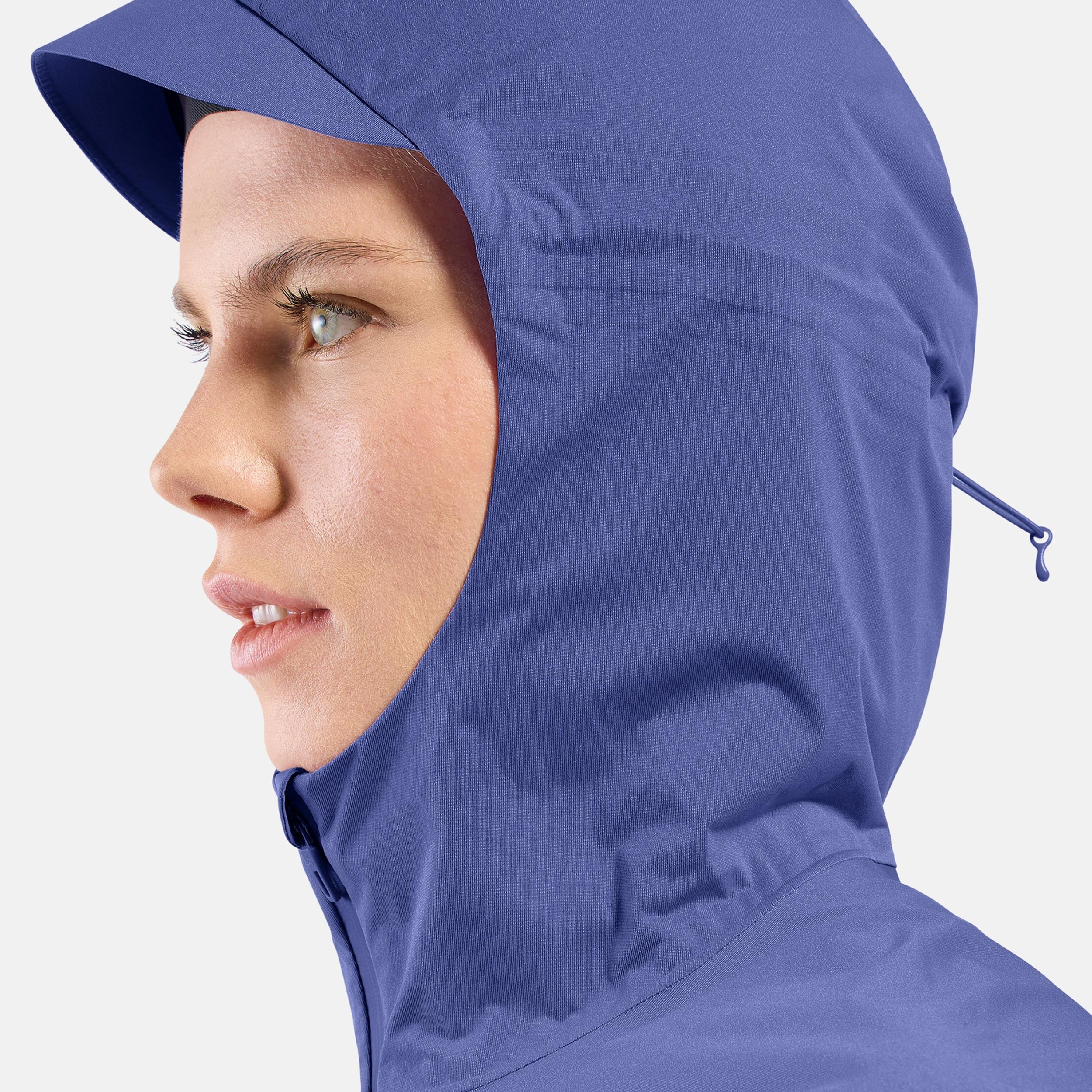 X-Alp Waterproof Laufjacke Damen-blau - Image 6