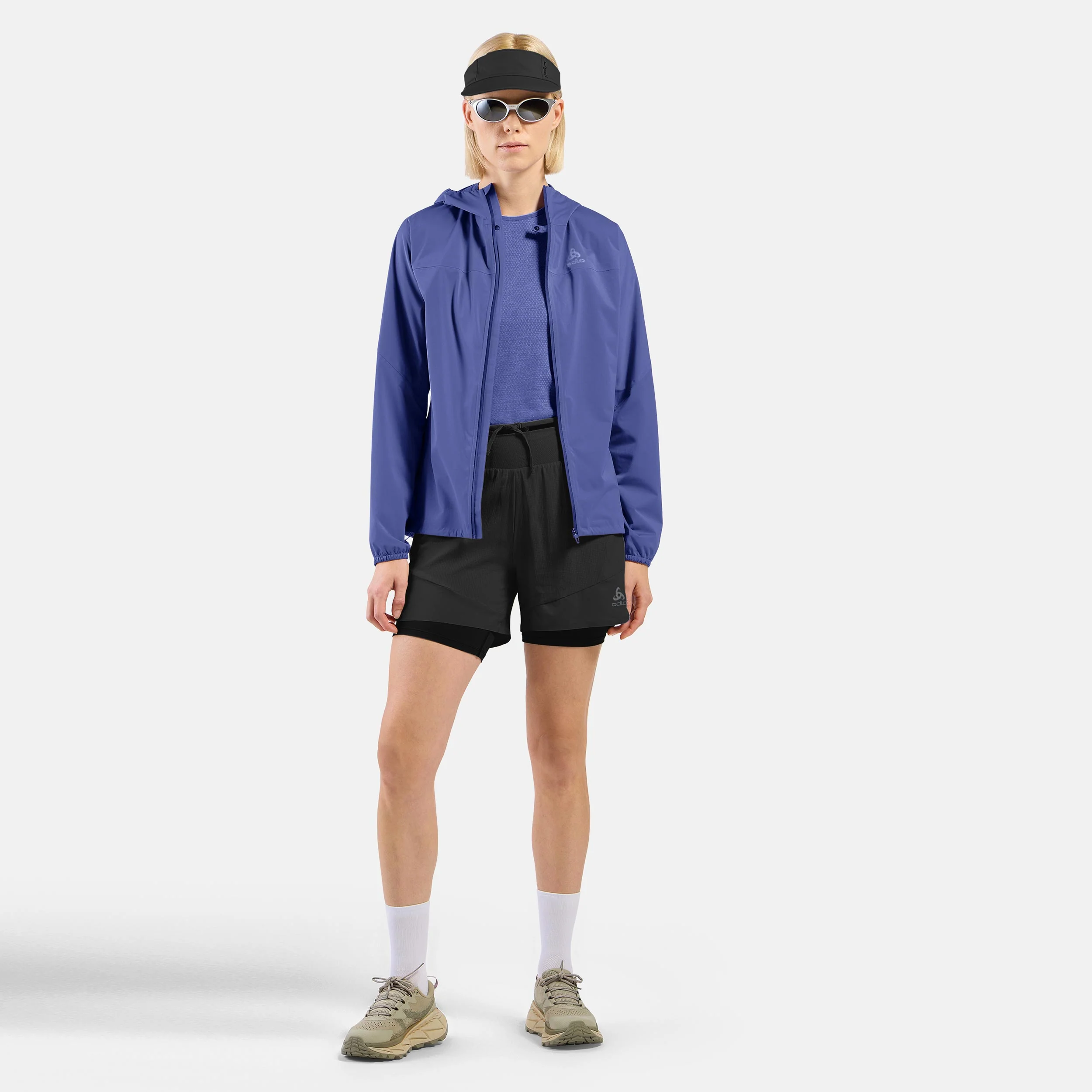 X-Alp Waterproof Laufjacke Damen-blau - Image 7