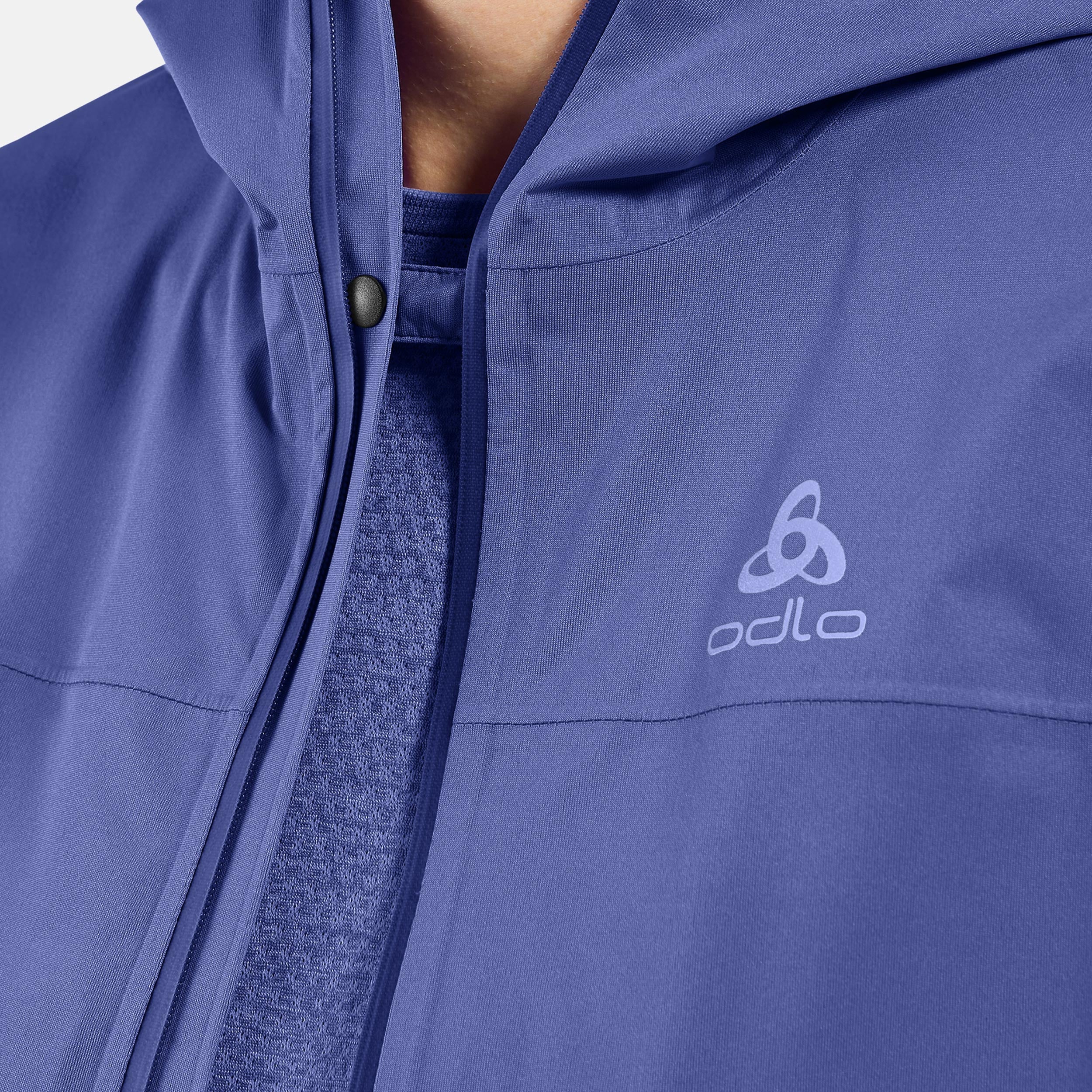 X-Alp Waterproof Laufjacke Damen-blau - Image 9