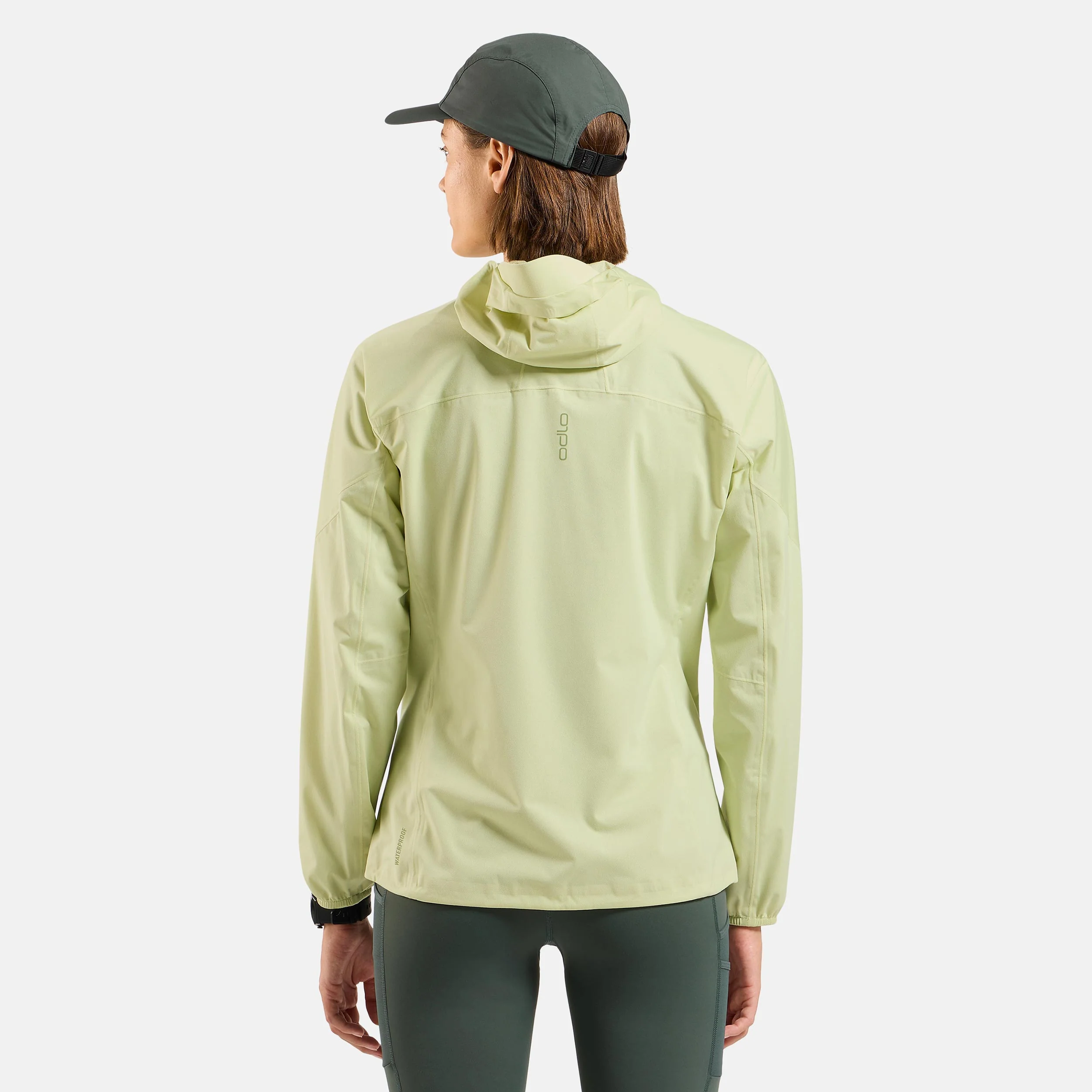 X-Alp Waterproof Laufjacke Damen-limette - Image 4