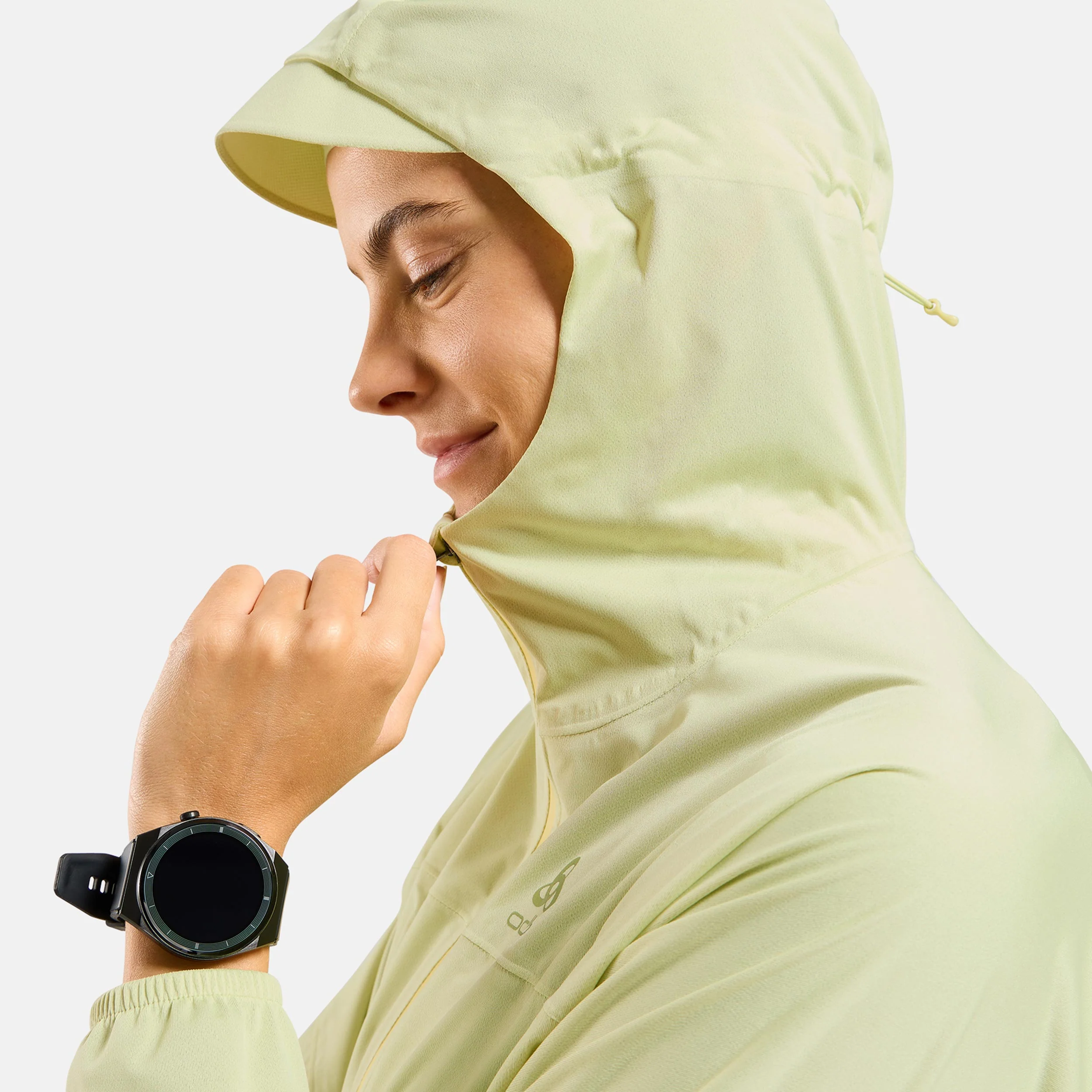 X-Alp Waterproof Laufjacke Damen-limette - Image 8