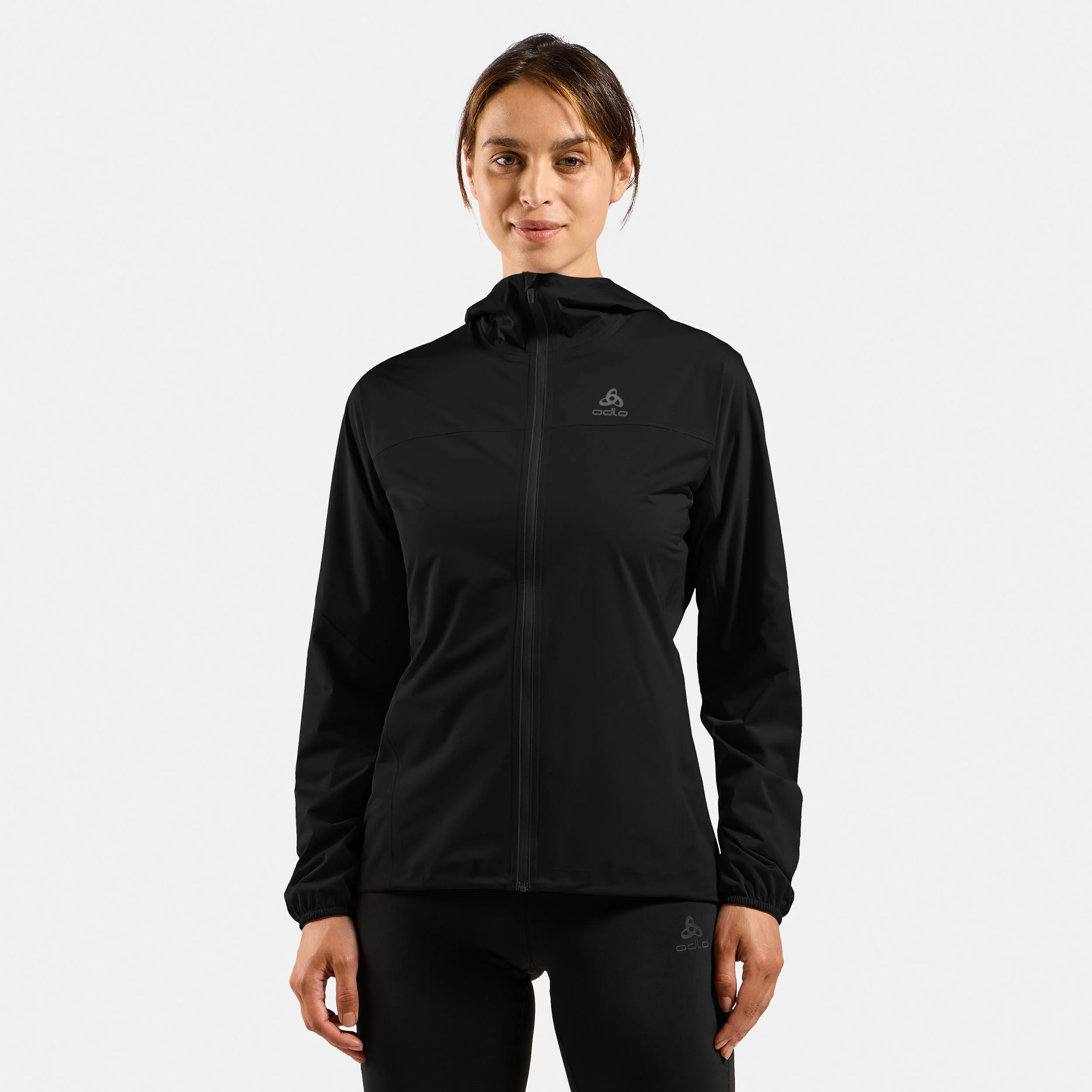 X-Alp Waterproof Laufjacke Damen-schwarz - Image 3