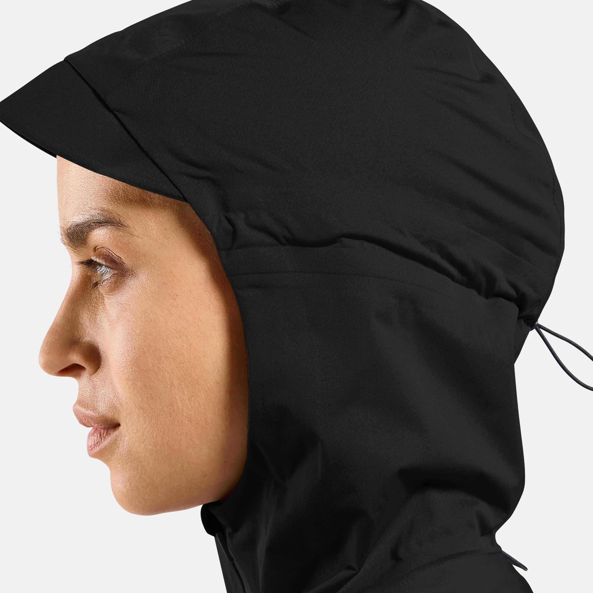 X-Alp Waterproof Laufjacke Damen-schwarz - Image 5