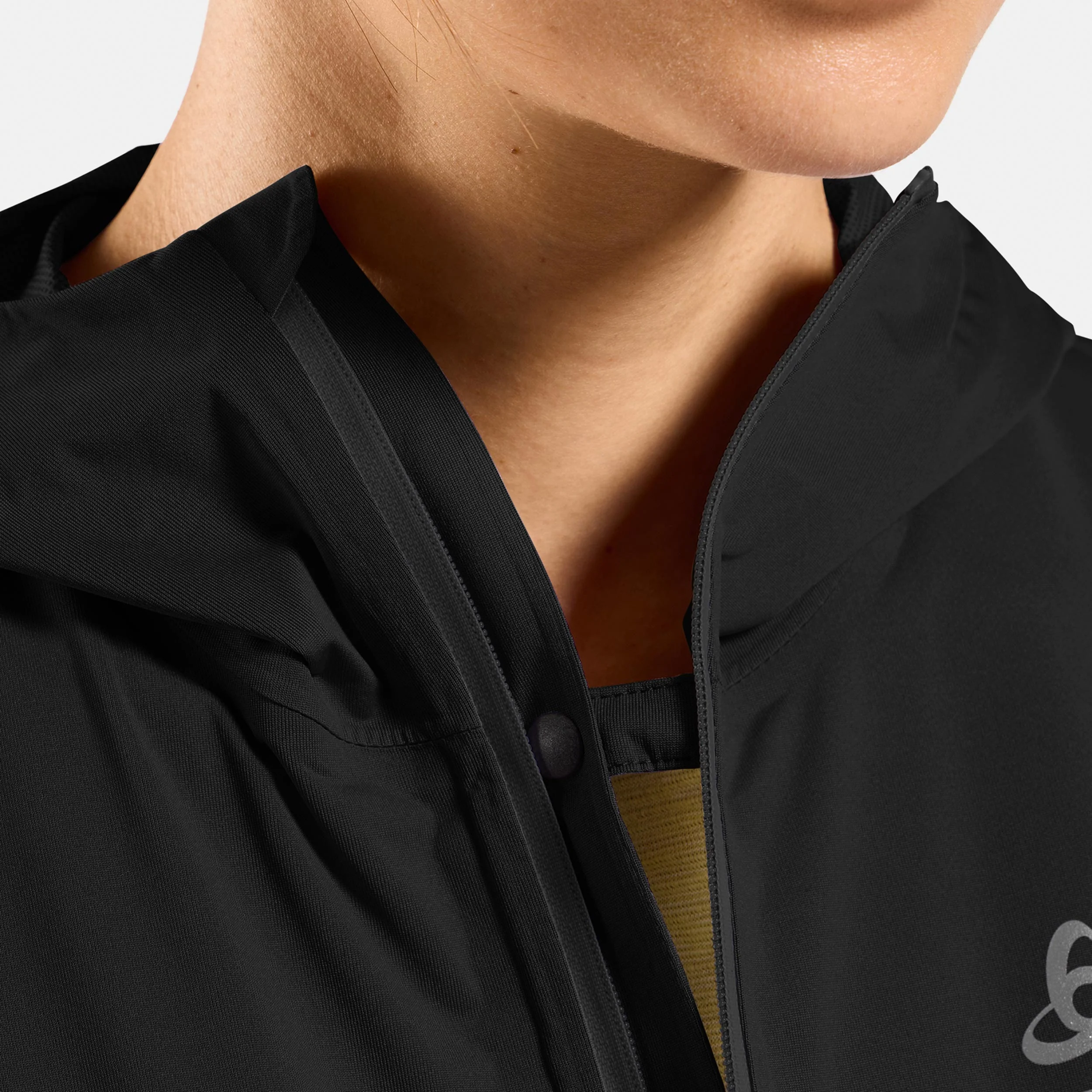 X-Alp Waterproof Laufjacke Damen-schwarz - Image 7