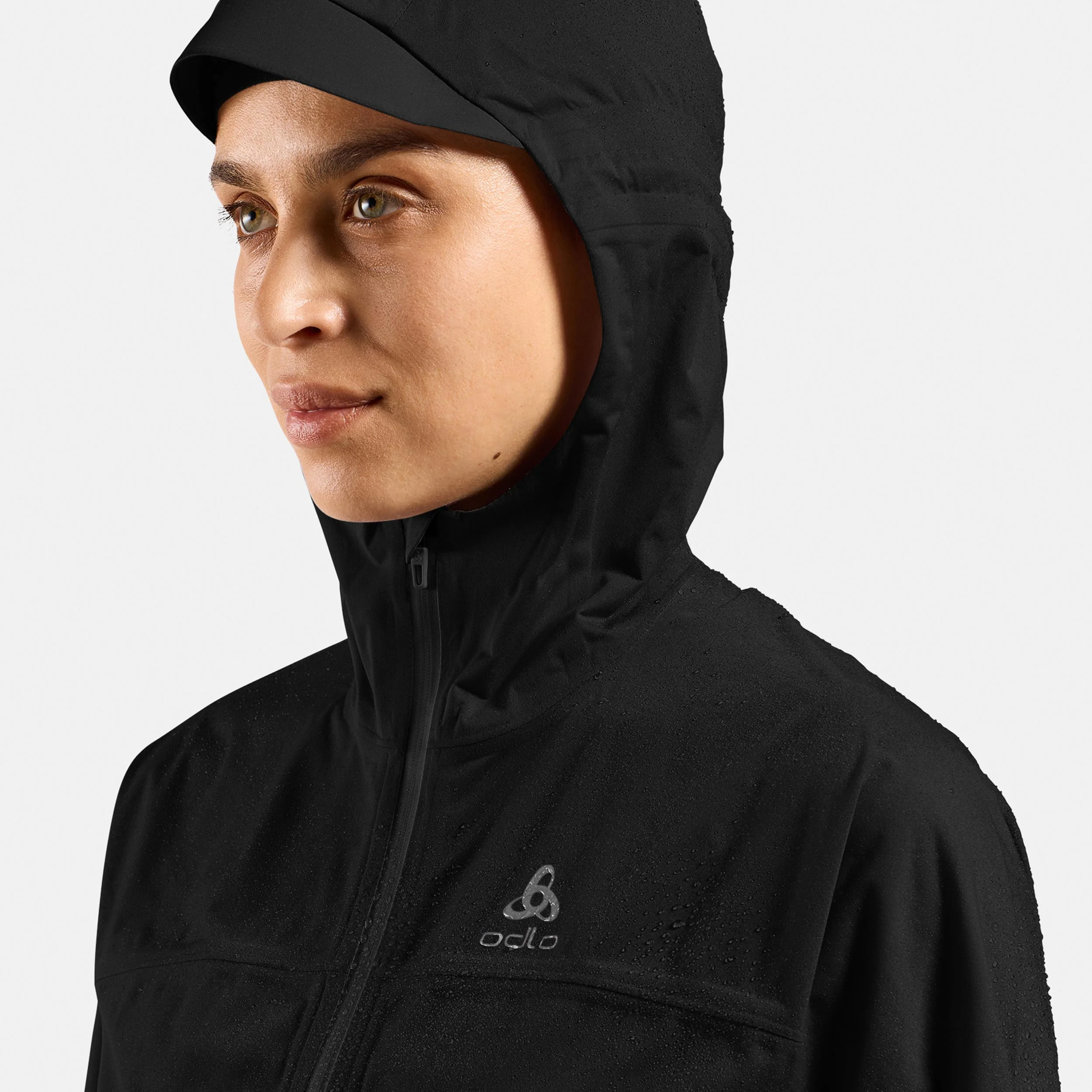 X-Alp Waterproof Laufjacke Damen-schwarz - Image 8